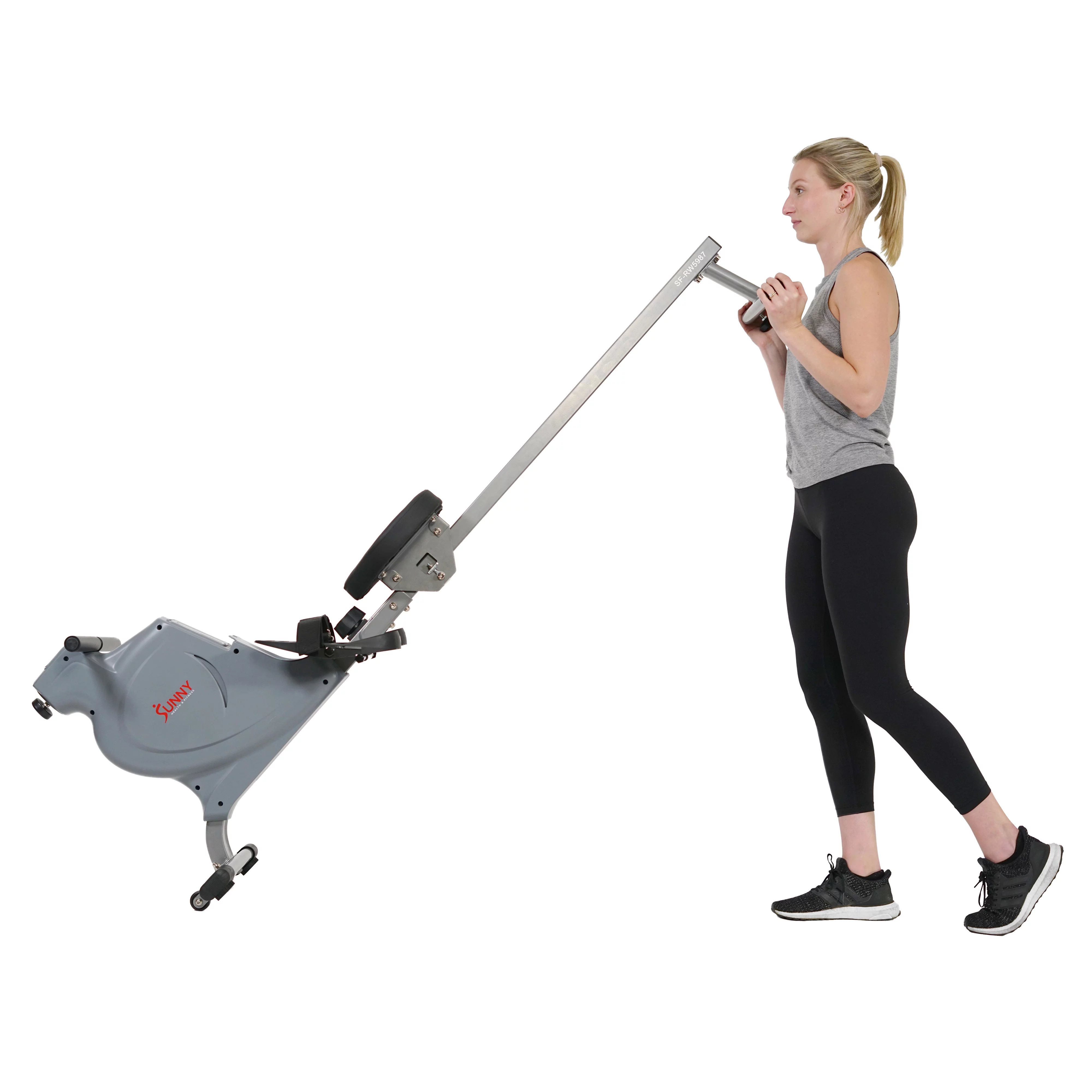 Sunny Health & Fitness Dual Rower Rowing Machine - SF-RW5935 - Womvr