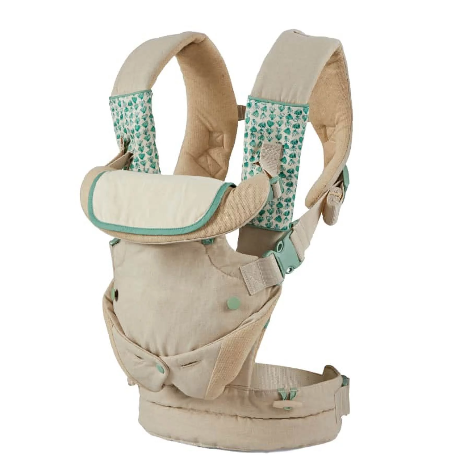 Infantino Nature & Nurture Convertible Baby Carrier, 4-Position, 8-32lbs, 0-9 Months, Sandy Tan - Womvr