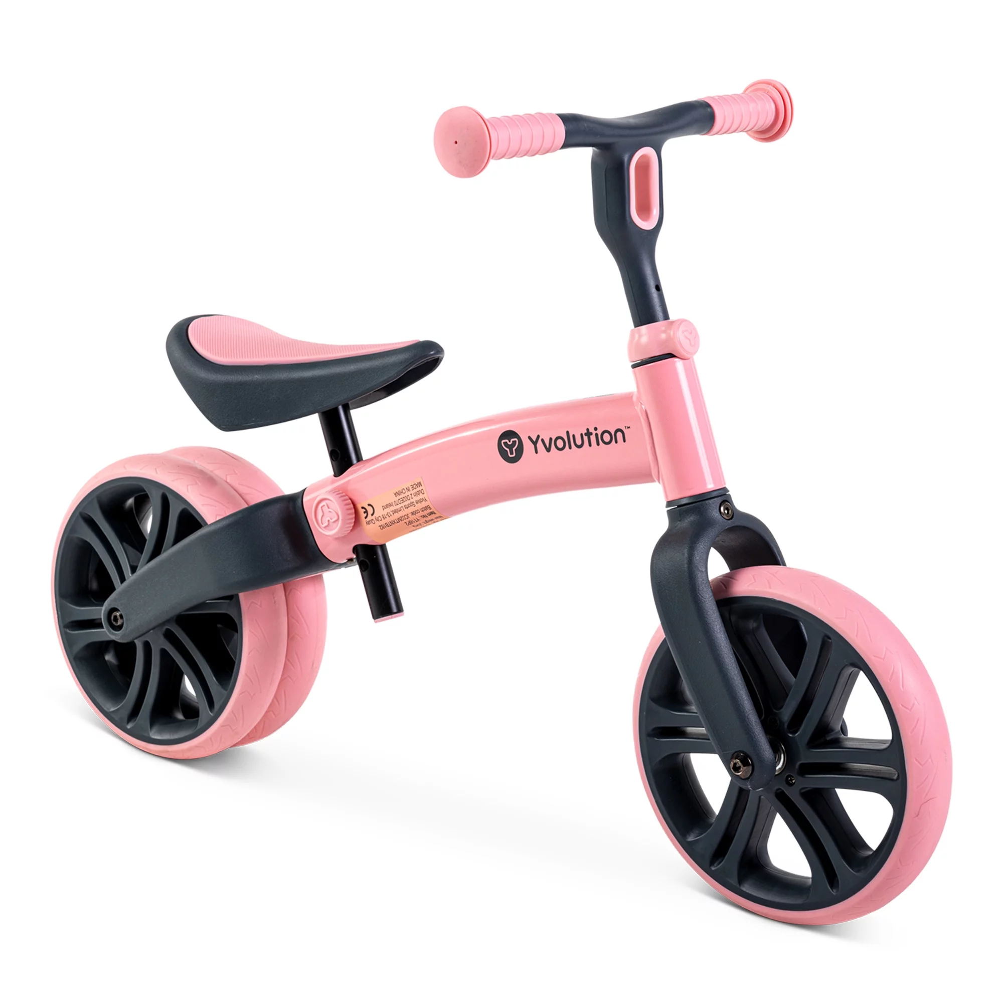 Yvolution Toddler Balance Bike 9'' Wheel (Blue) Boys and Girls, 18 Months to 3 Years Old - Womvr