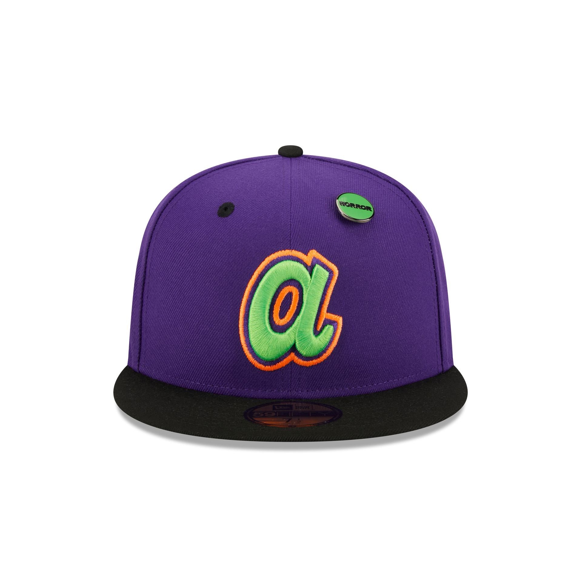 Atlanta Braves Trick or Treat 59FIFTY Fitted Hat - Womvr