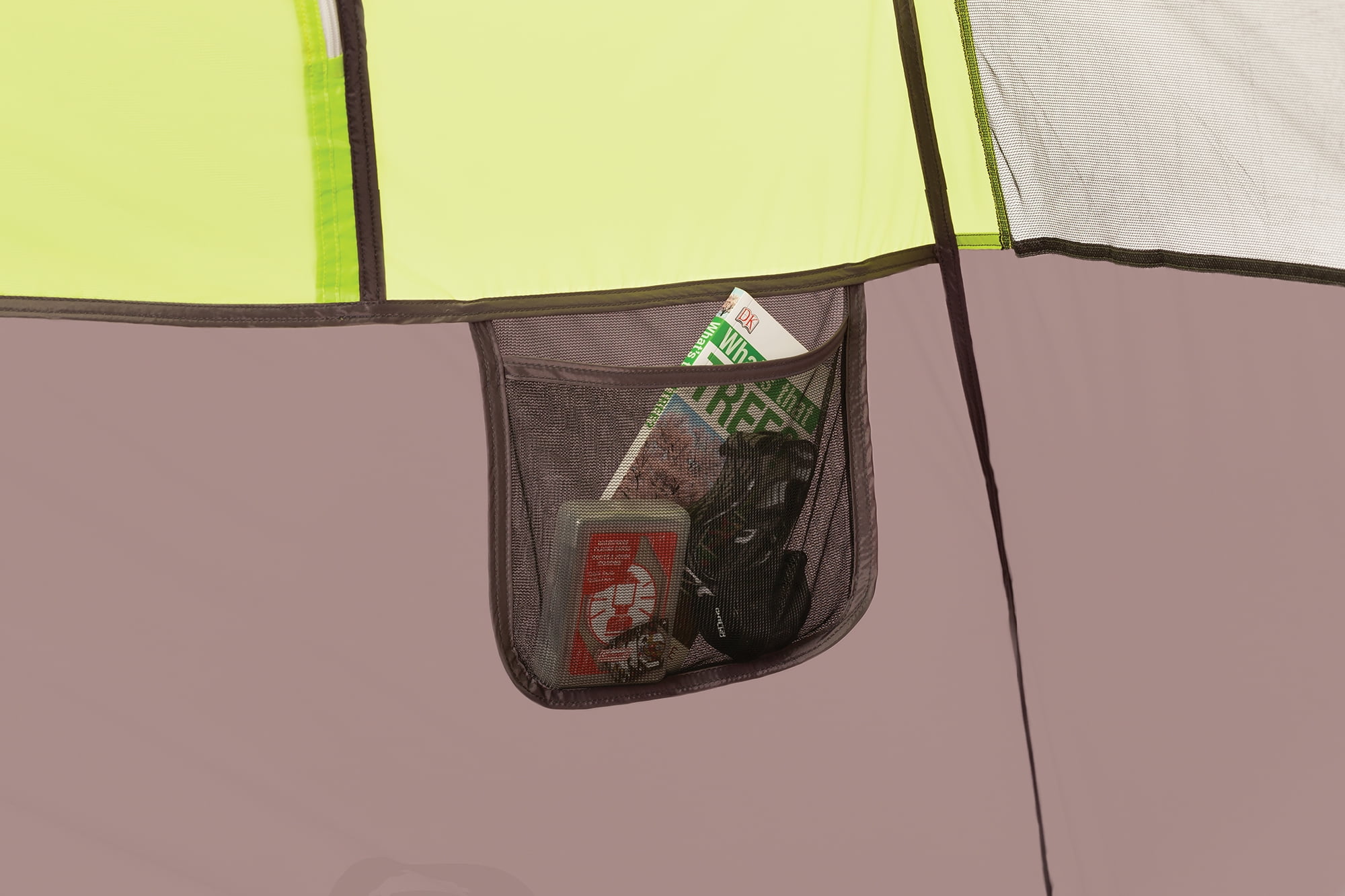 Coleman? 6-Person Steel Creek? Fast Pitch? Dome Camping Tent with Screen Room, Green - Womvr