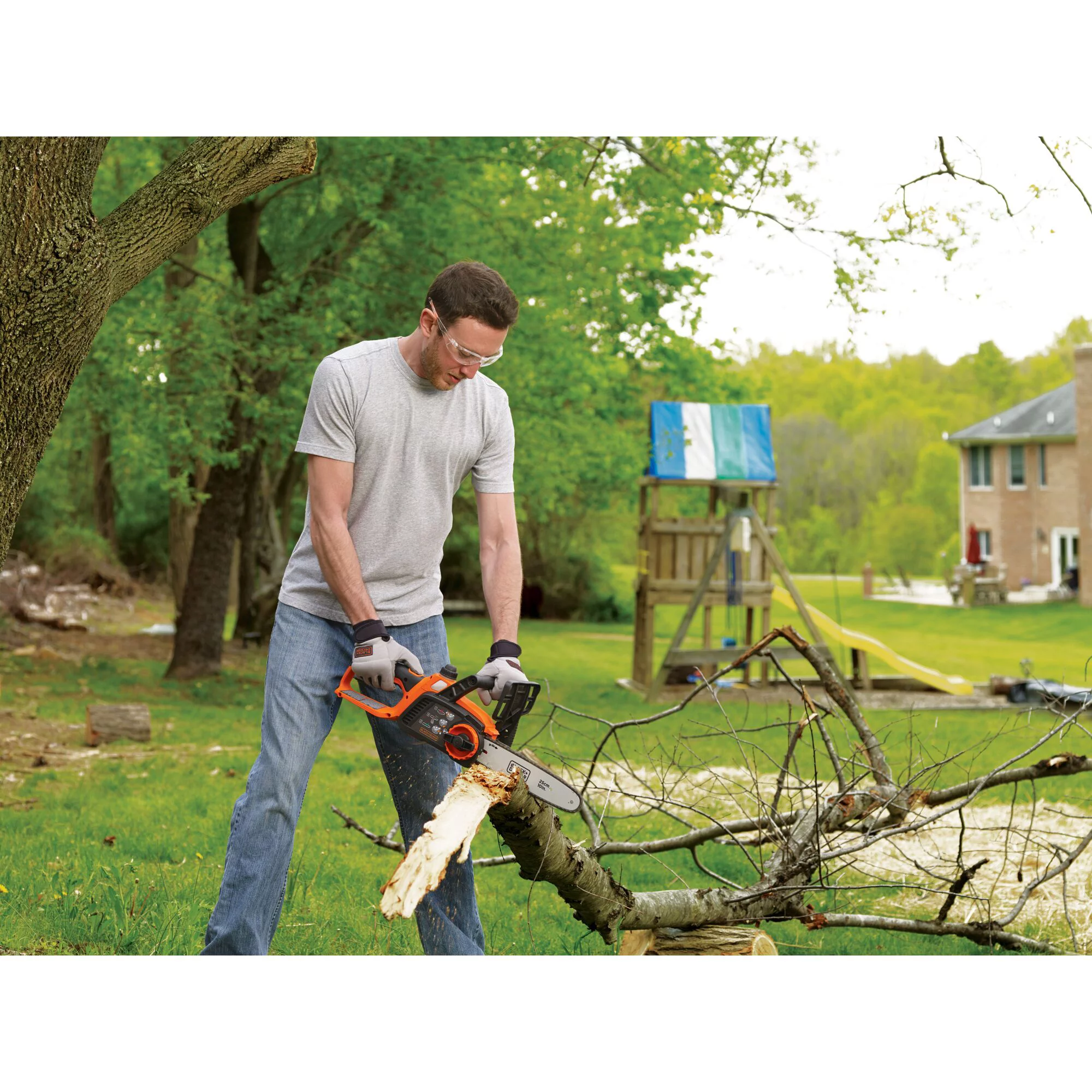 BLACK+DECKER LCS1020 20V MAX Lithium 10 in. Chainsaw - Womvr
