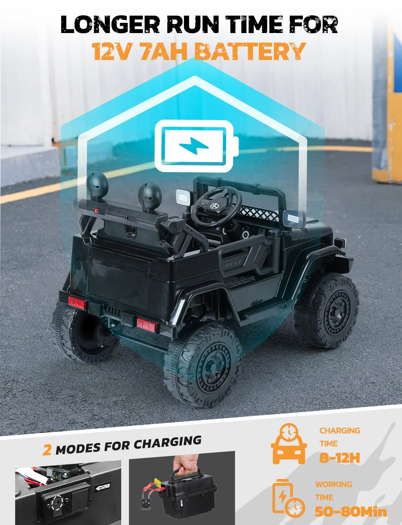 Toyota FJ Cruiser Ride on Car, 12V Powered Off-Road Toys for Kids w/ Remote,Spring Suspension,6 LED Lights,Camo Green - Womvr