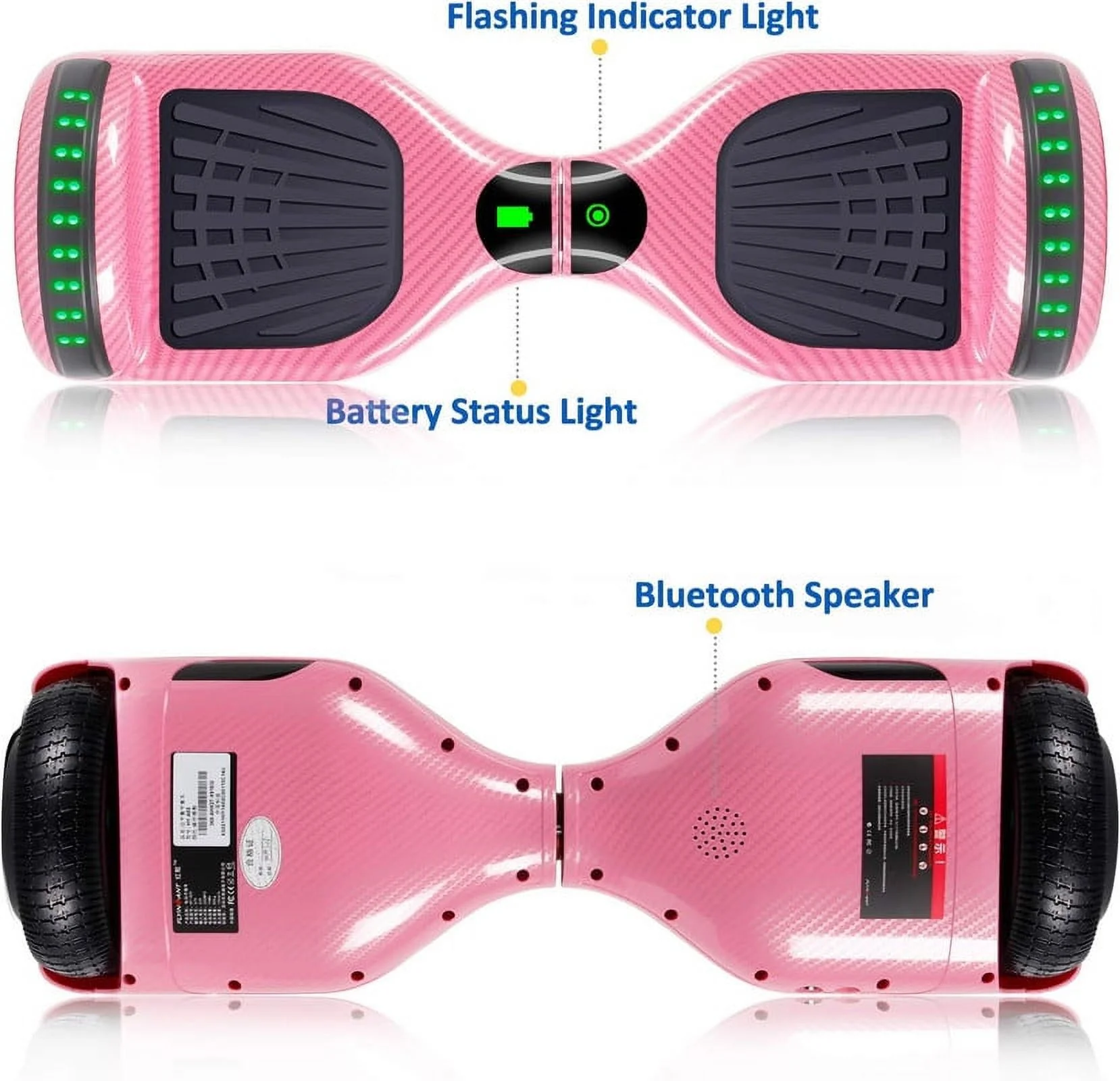 Hoverboard with Bluetooth and LED Lights 6.5
