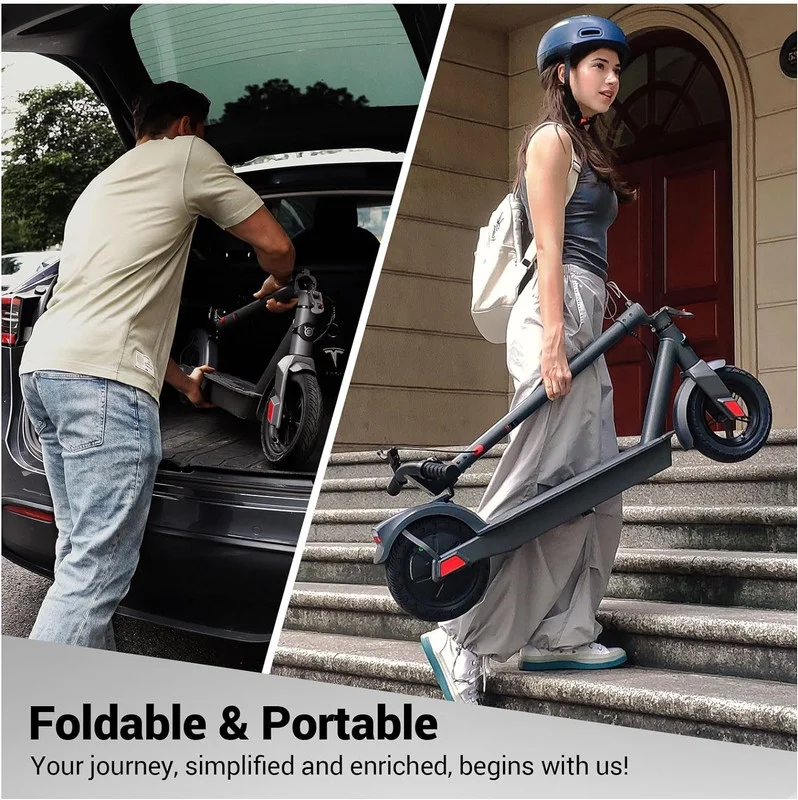 SISIGAD Electric Scooter for Adults, Peak 500W Motor, 8.5