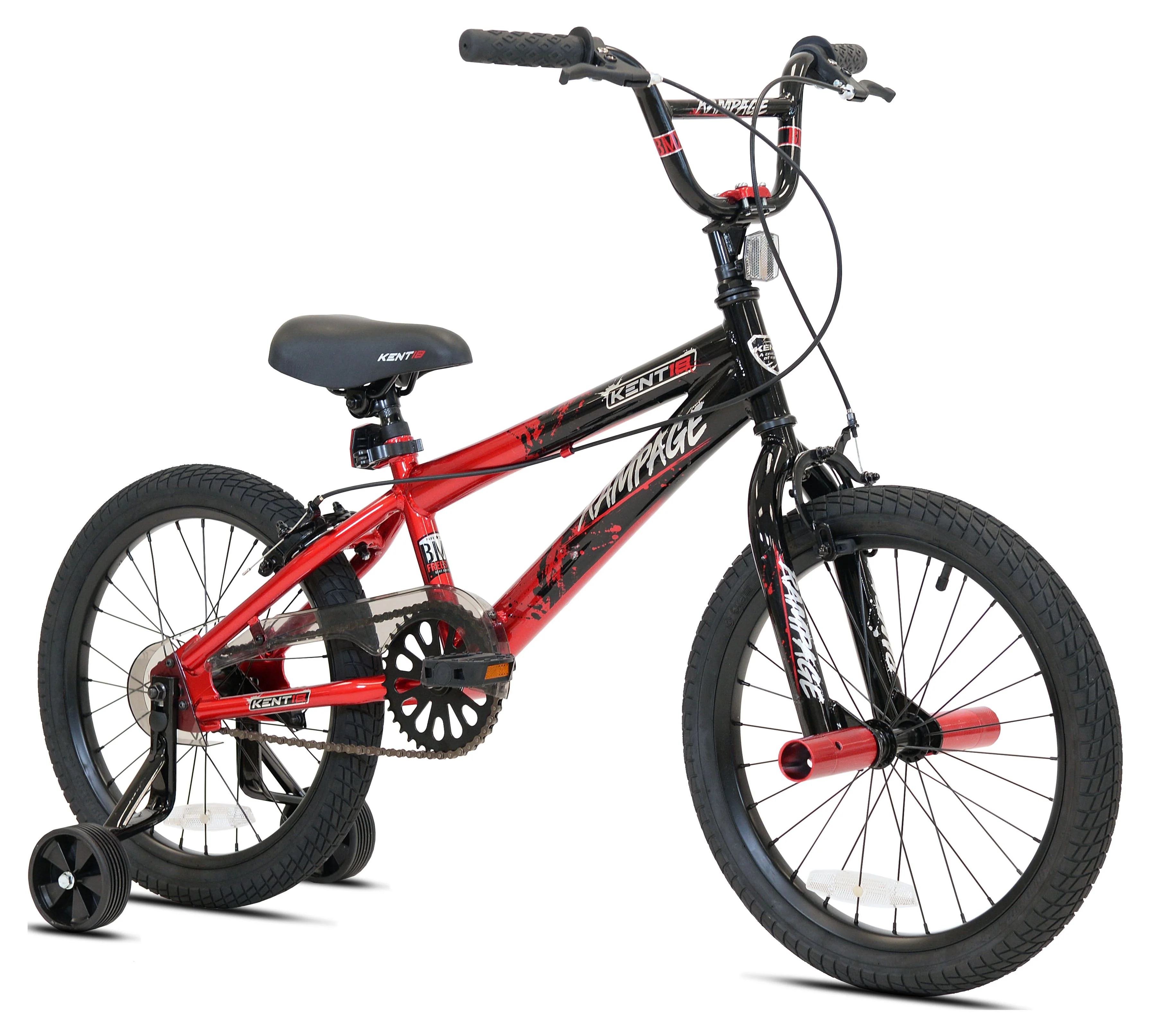 Kent Bicycle 18 in. Rampage Boy's BMX Child Bicycle, Gold and Black - Womvr