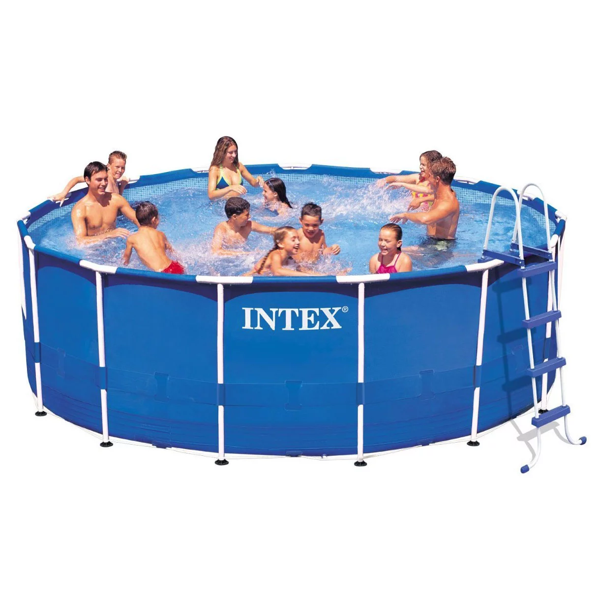 Intex Metal Frame Pool Set, 15-Feet by 48-Inch (Older Model) - Womvr