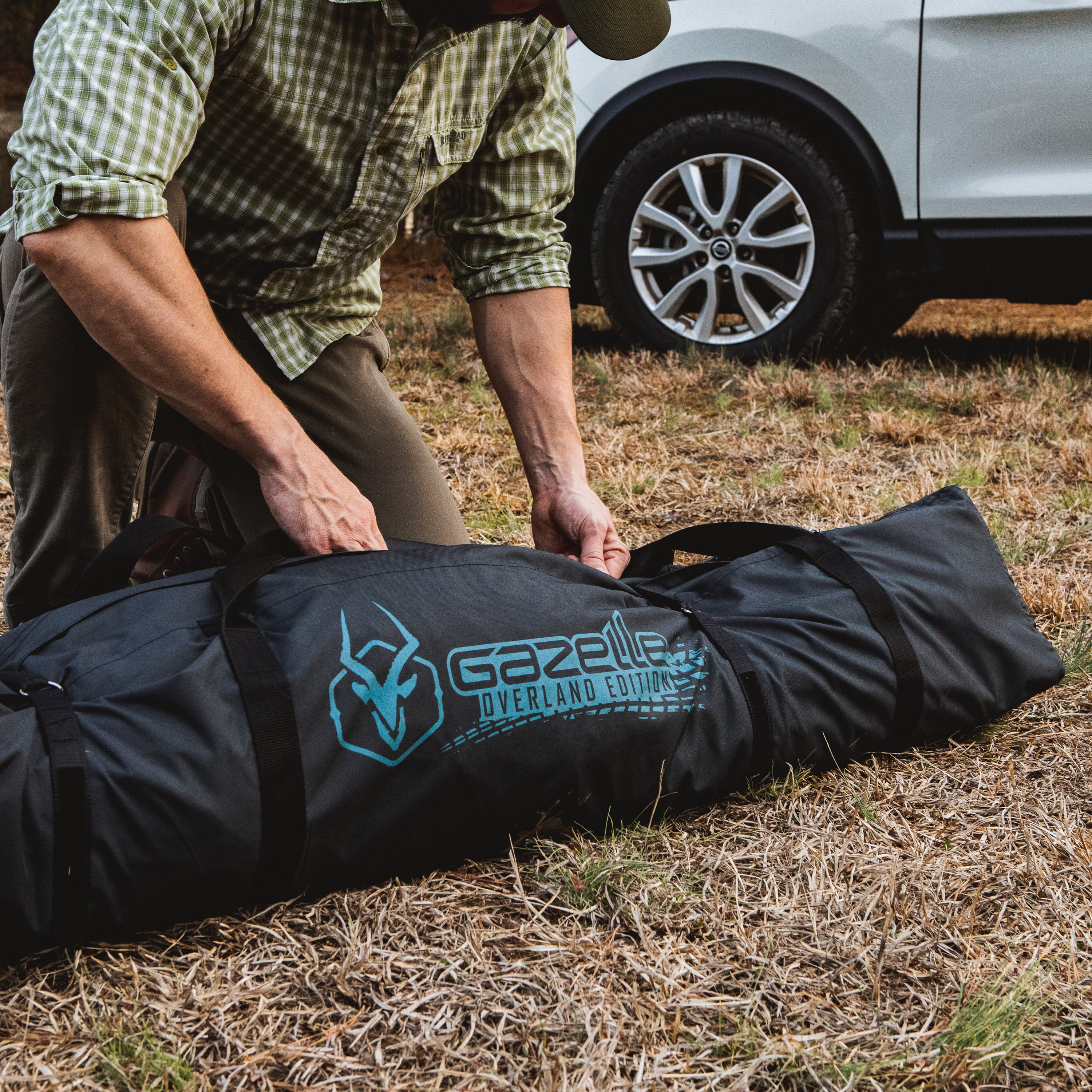 Gazelle Tents?, T3X  Portable Hub Tent, Overland Edition, 3-Person, Pacific Blue, GT302PB - Womvr