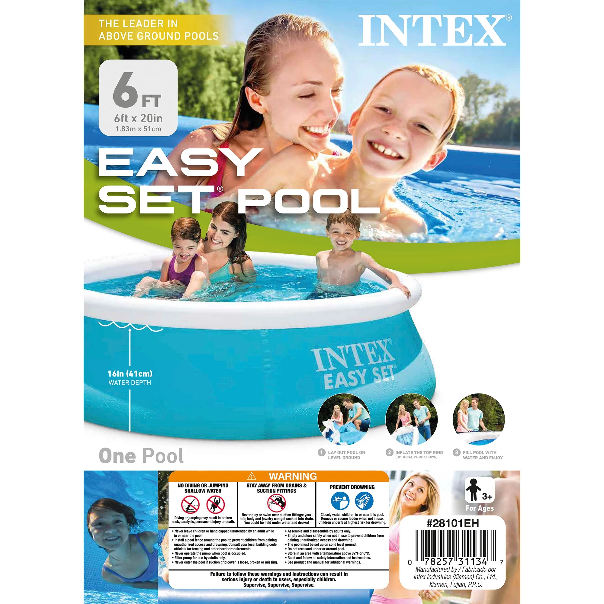 Intex Easy Set 6' x 20