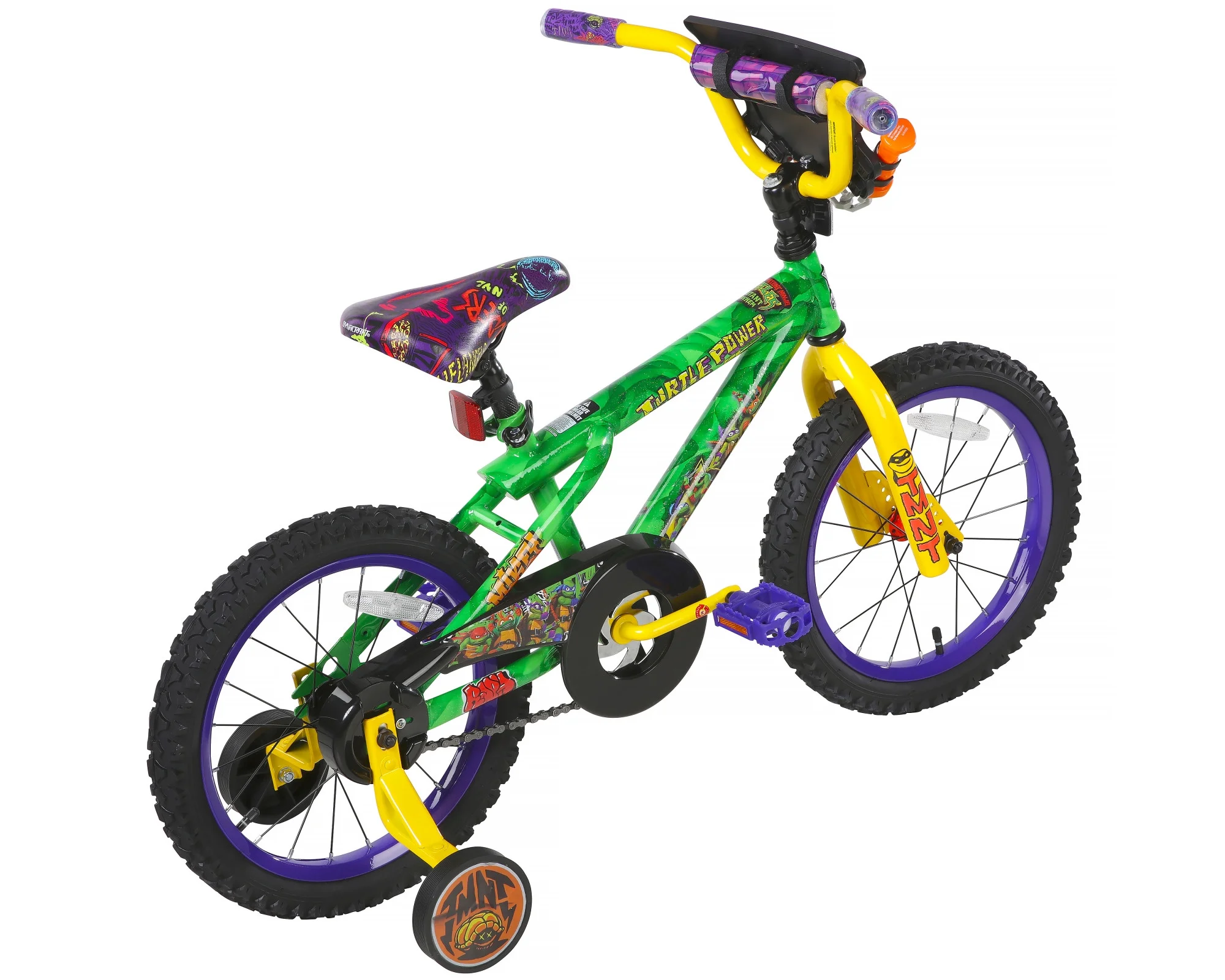 Dynacraft Teenage Mutant Ninja Turtles 16-inch Boys BMX Bike for Child 5-7 years - Womvr