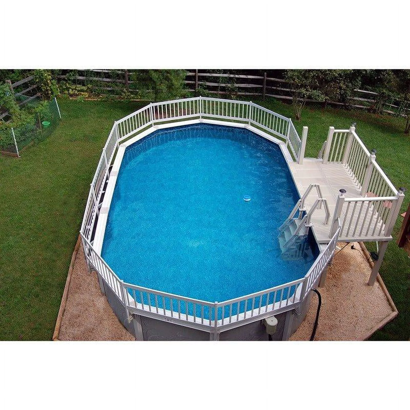 Vinyl Works  5 x 10 ft. Above Ground Swimming Pool Resin Side Deck Kit - Womvr