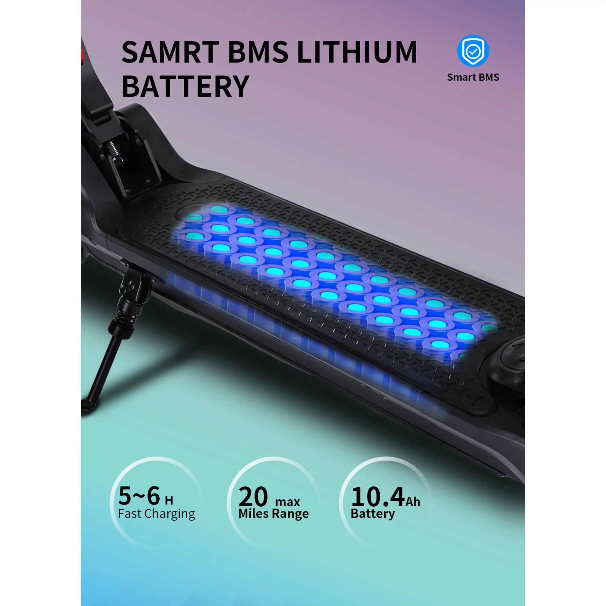 MICROGO M5 PRO Electric Scooter, 500W Motor 10.4 Ah Battery Long Range for Adults, 10