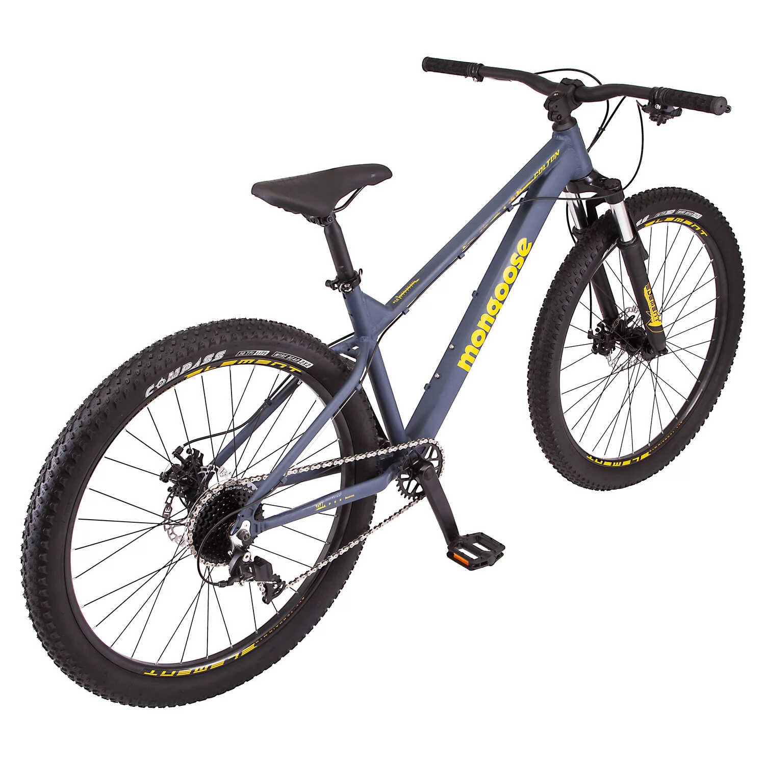 Mongoose Mongoose Colton Mountain Bike, 27.5-Inch Wheel, 7 Speeds, Slate Blue - Womvr