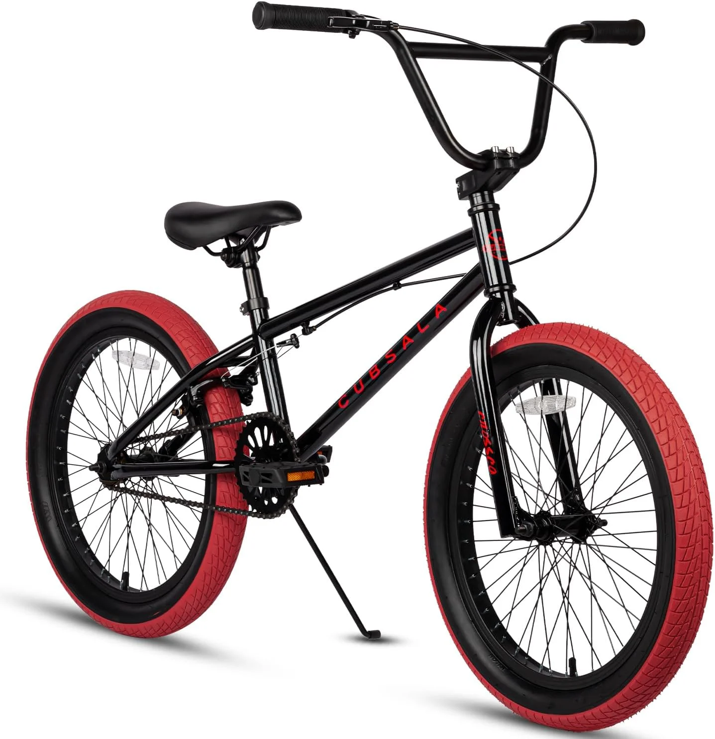 cubsala 20 in Kids BMX Bike Freestylefor Age 6-14 Years Old Boys Girls with 4 Pegs, Blue - Womvr