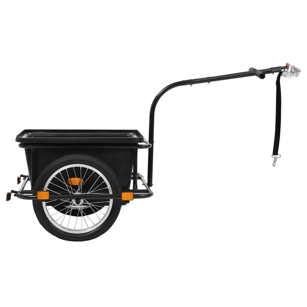 vidaXL Bike Cargo Trailer Black 13.2 gal - Womvr