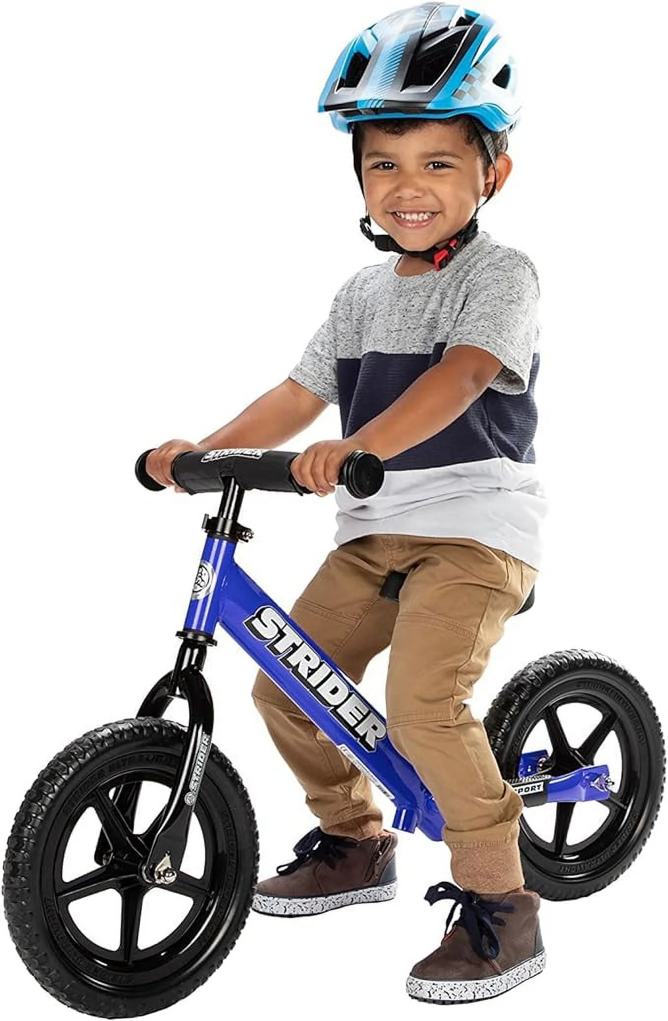 Strider - 12 Sport Balance Bike, Ages 18 Months to 5 Years - Blue - Womvr