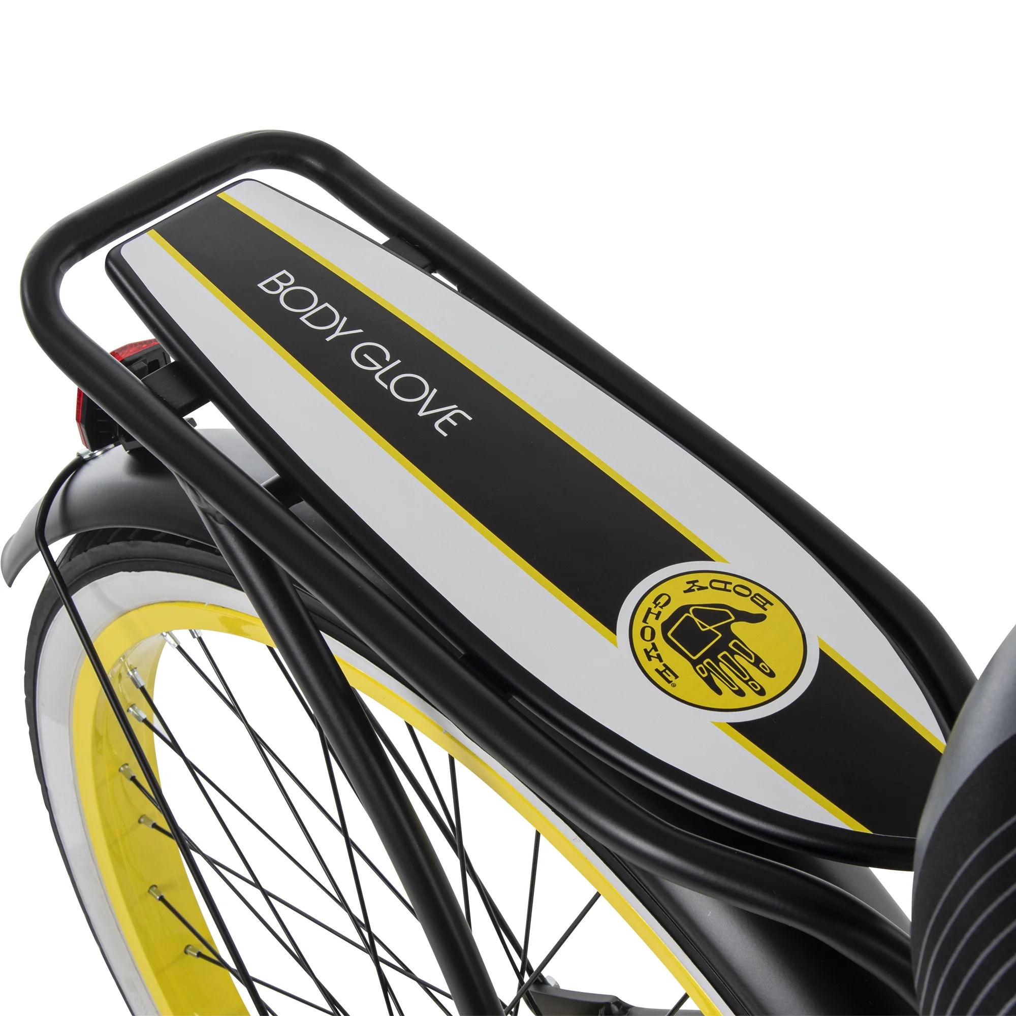 Body Glove 26 inch Mens Beach Cruiser Bike, Black, by Huffy - Womvr