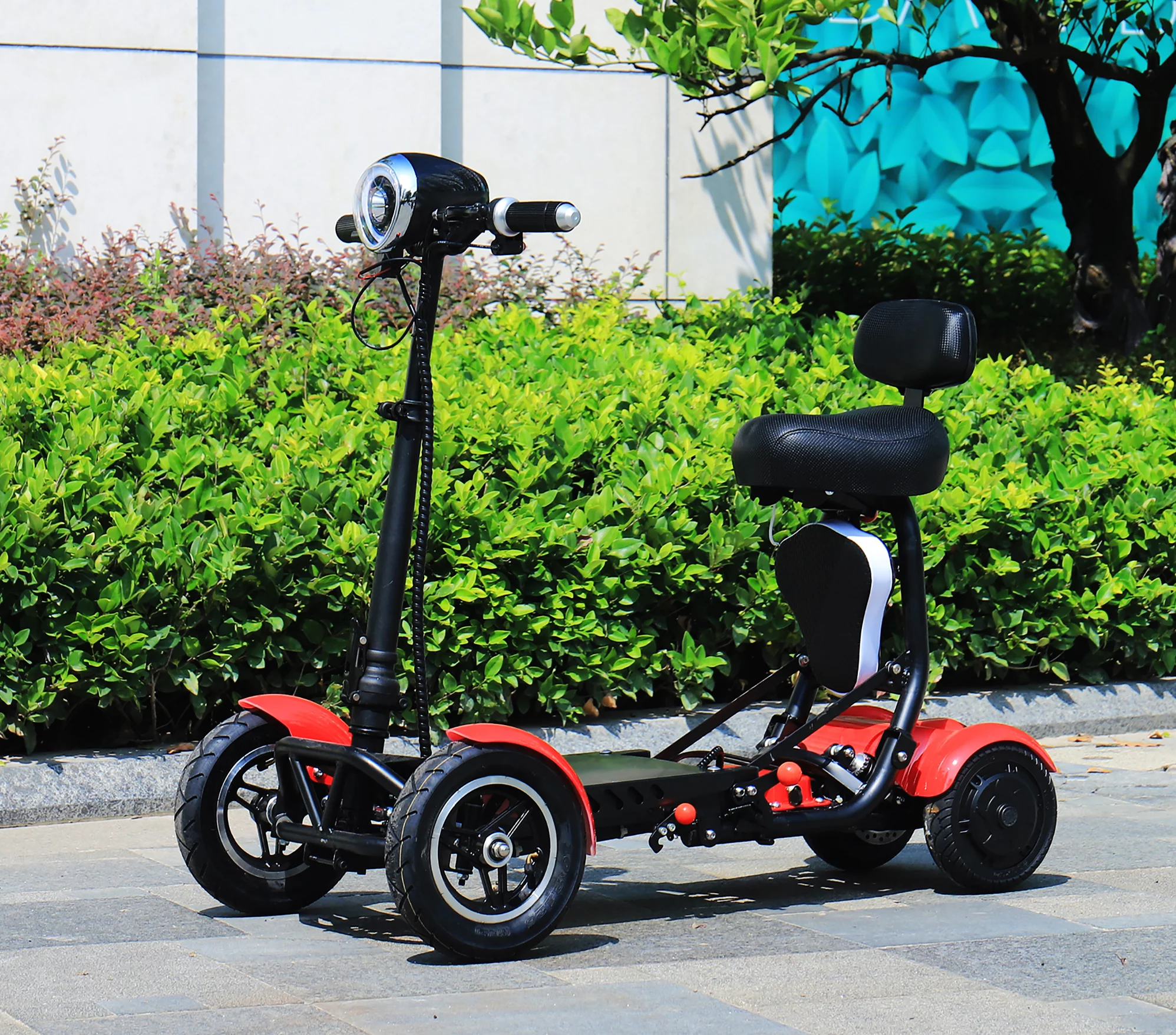 Ephesus S5 — Electric |Foldable, Lightweight, Battery Power| Four-Wheel Mobility Scooter - Womvr