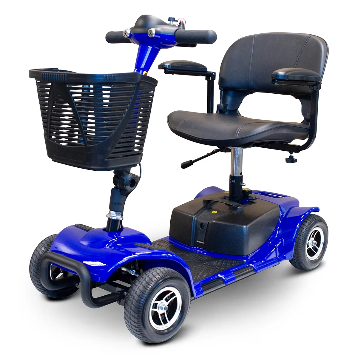 EWheels 4 Wheel Travel Electric Battery Medical Mobility Scooter, Red - Womvr