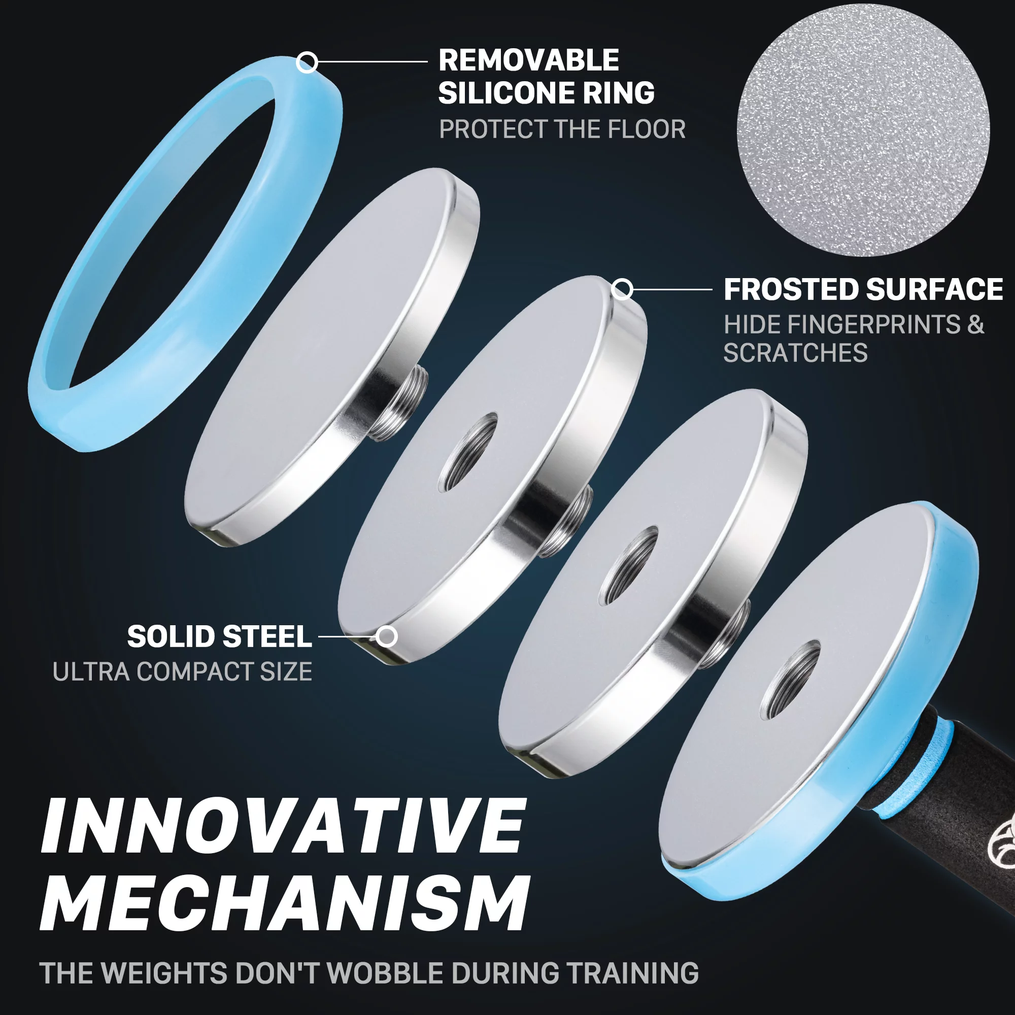 Northdeer 2.0 Upgraded Adjustable Dumbbell Set, 40Lbs Adjustable Weight Set with Connector, 2 in 1 Steel Dumbbell Barbell Set, Home Gym Workout Hand Weights for Women and Men, Sliver - Womvr