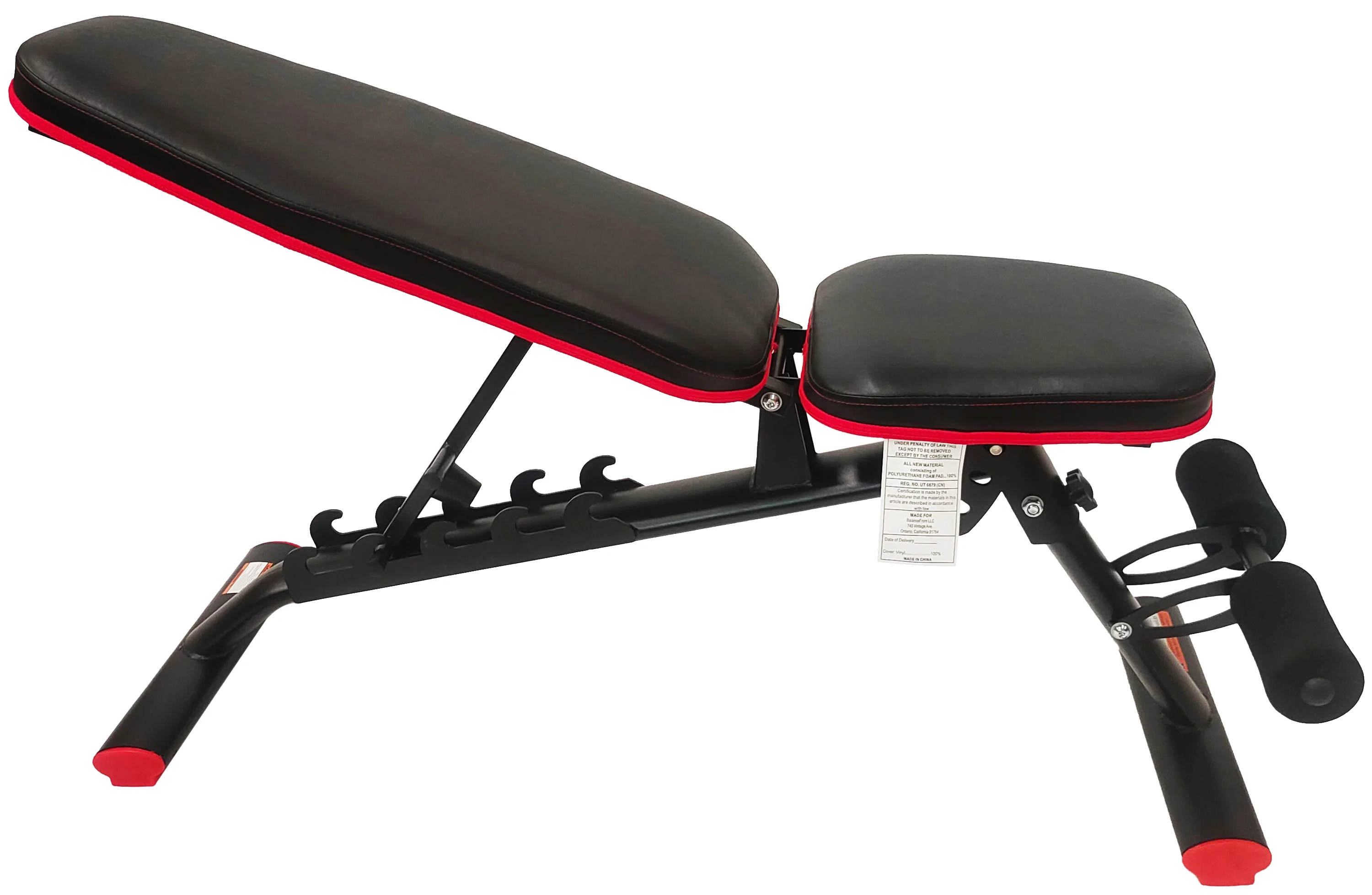 BalanceFrom Heavy Duty Adjustable and Foldable Utility Weight Bench, Lite, 800-Pound Capacity - Womvr