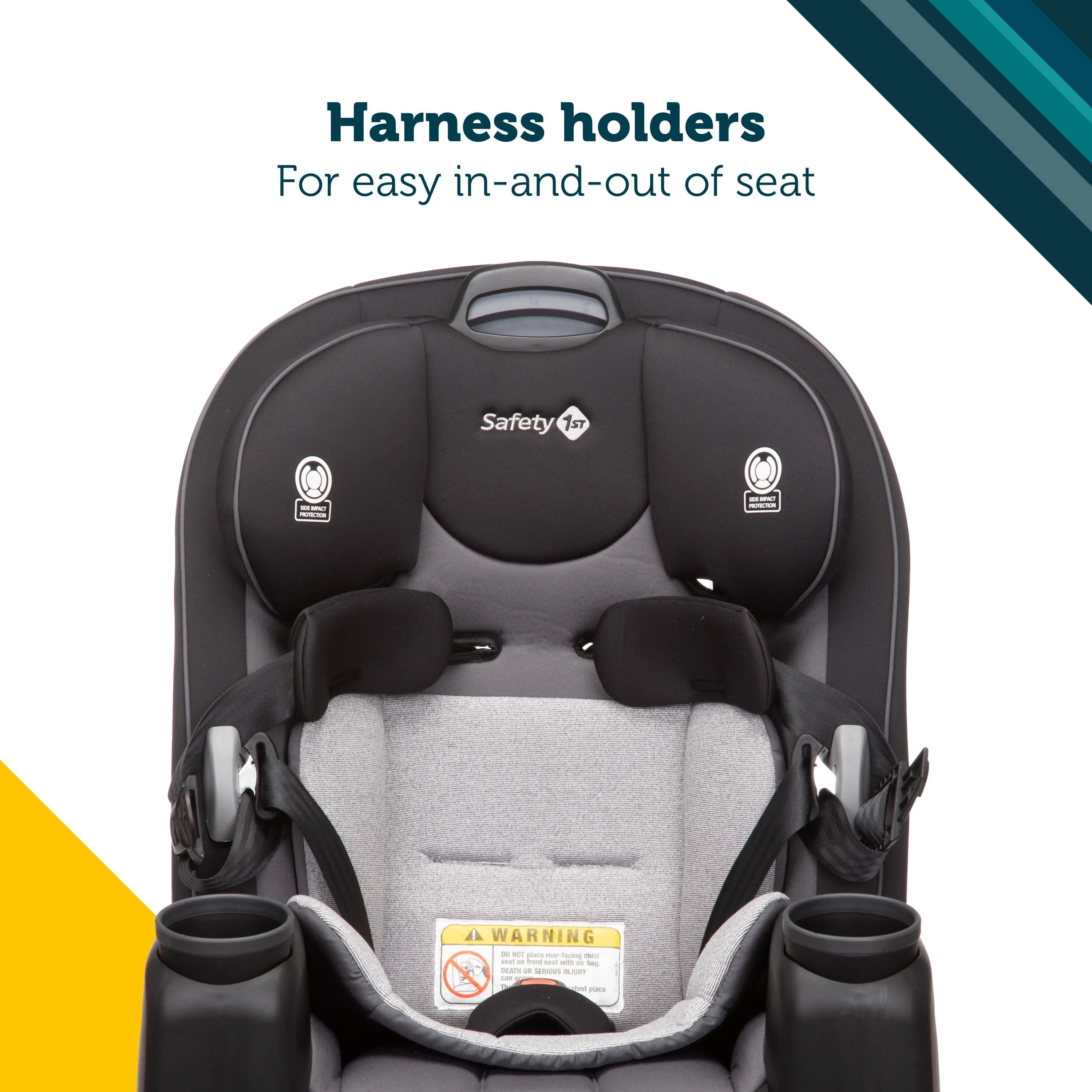 Safety 1st Grow and Go Sprint All-in-One Convertible Car Seat, Soapstone II - Womvr