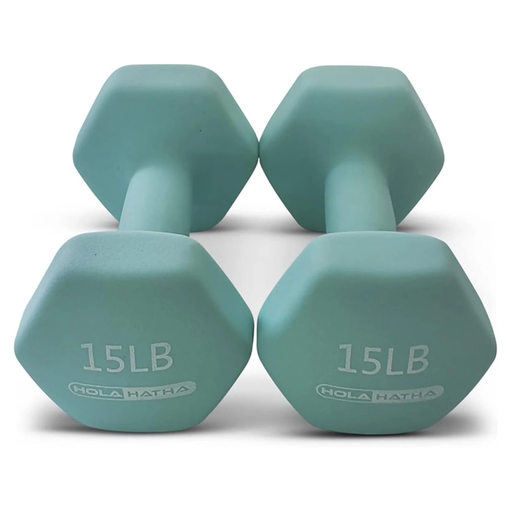 HolaHatha 3, 5, and 8 Pound Dumbbell Hand Weight Set with Storage Rack, Multi - Womvr