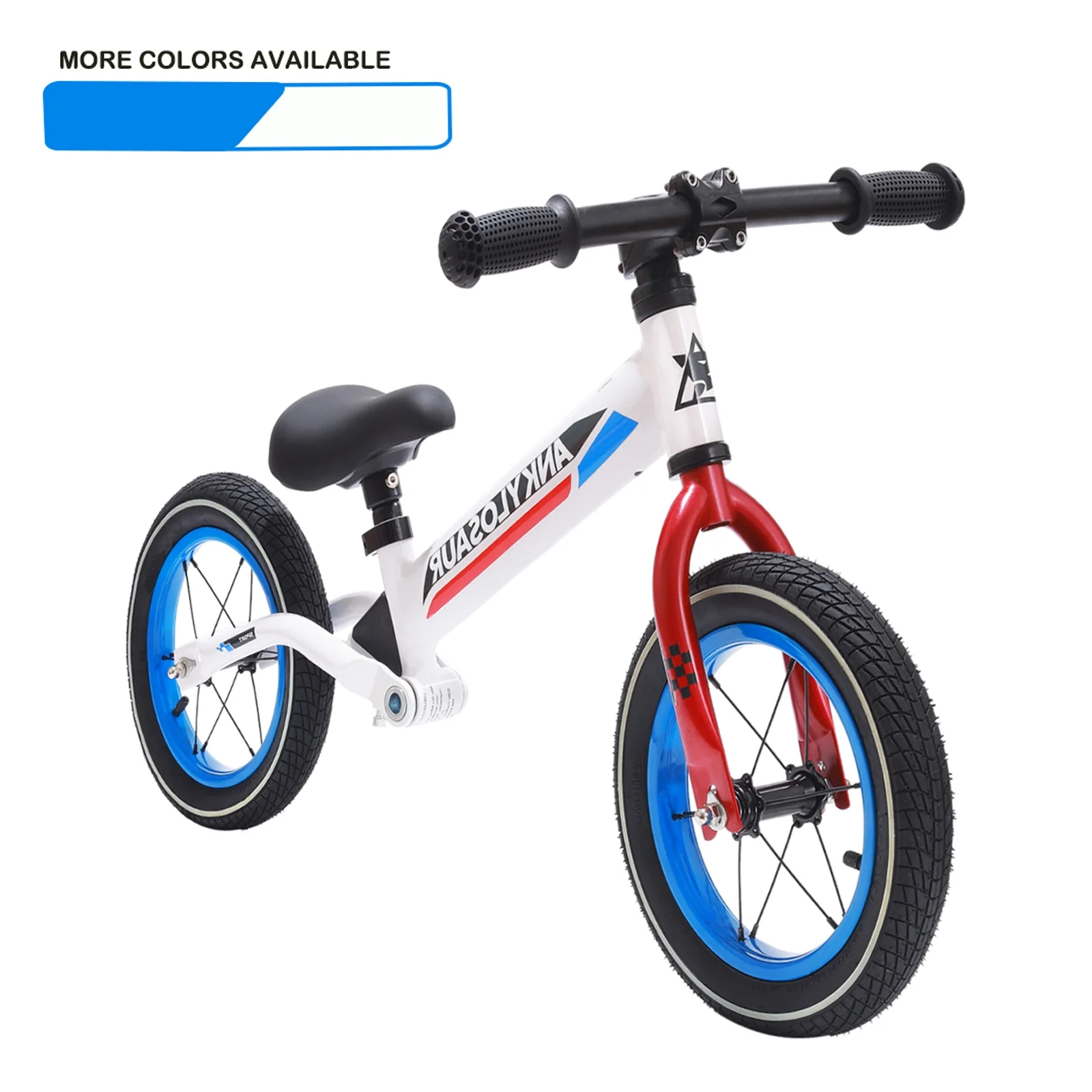 ANKLOSAUR No Pedal Balance Bike, 12