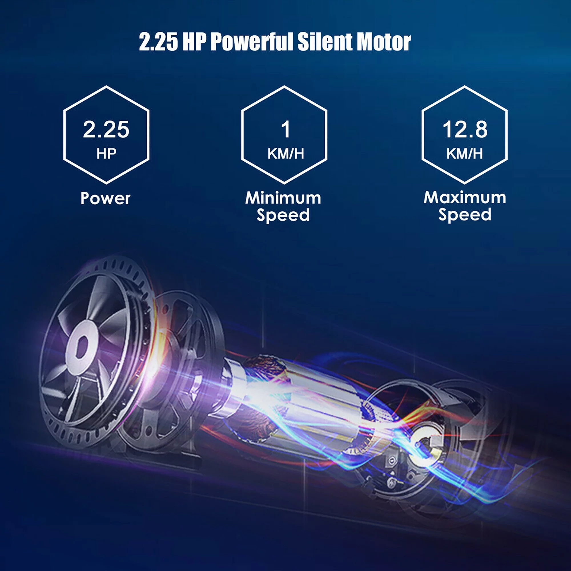 Superfit 2.25HP Folding Electric Motorized Treadmill With Speaker Red - Womvr