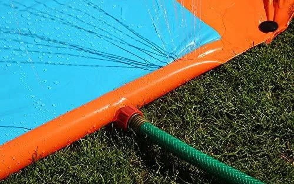 H2OGO! 18' Triple Lane Water Slide with Ramp - Womvr