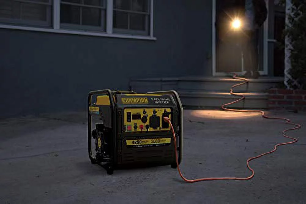 Champion Power Equipment 200954 4250-Watt RV Ready Open Frame Inverter Generator, Quiet Technology - Womvr