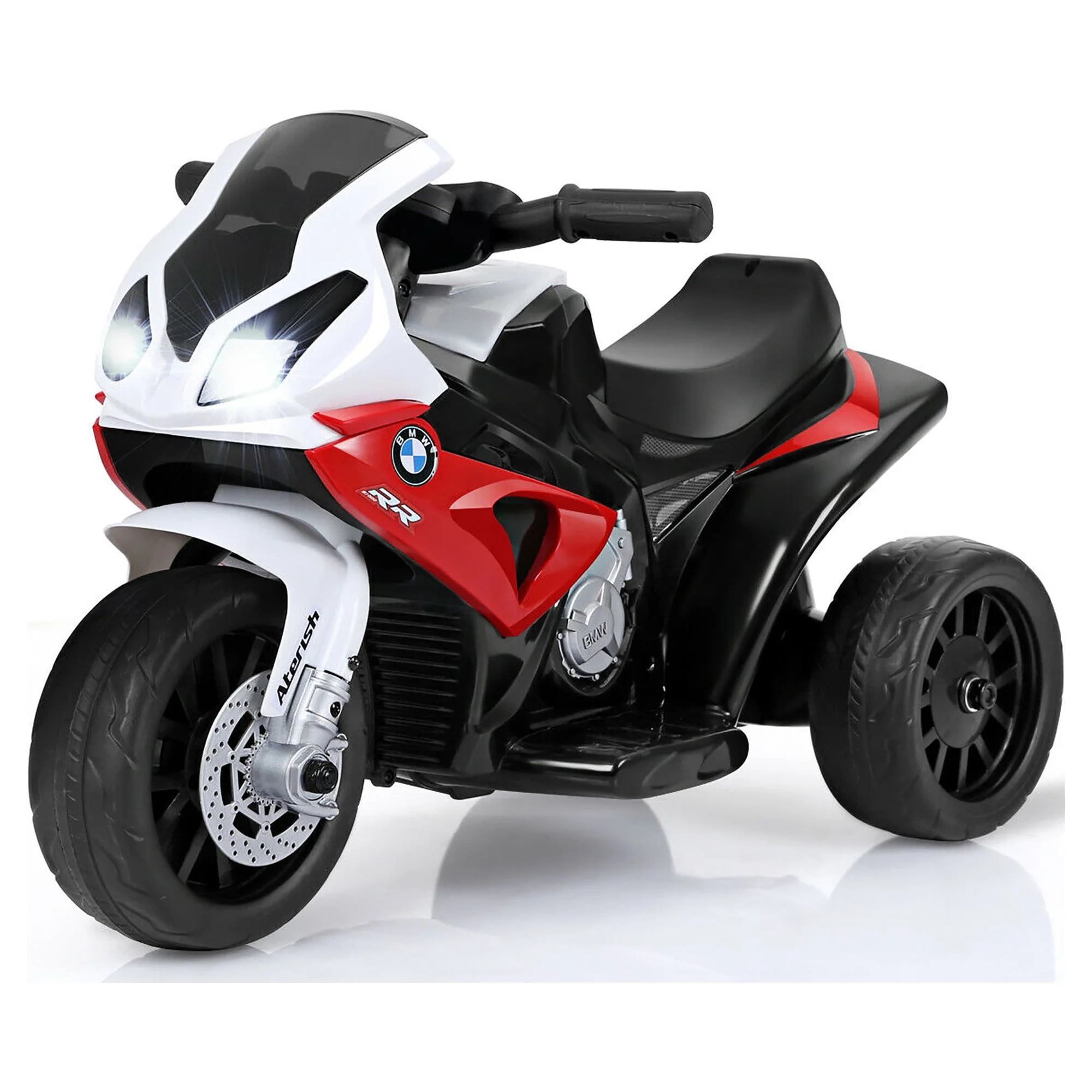 Costway Kids Ride On Motorcycle BMW Licensed 6V Electric 3 Wheels Bicycle with Music & Light (Suitable for 18-36 Months Age) - Womvr