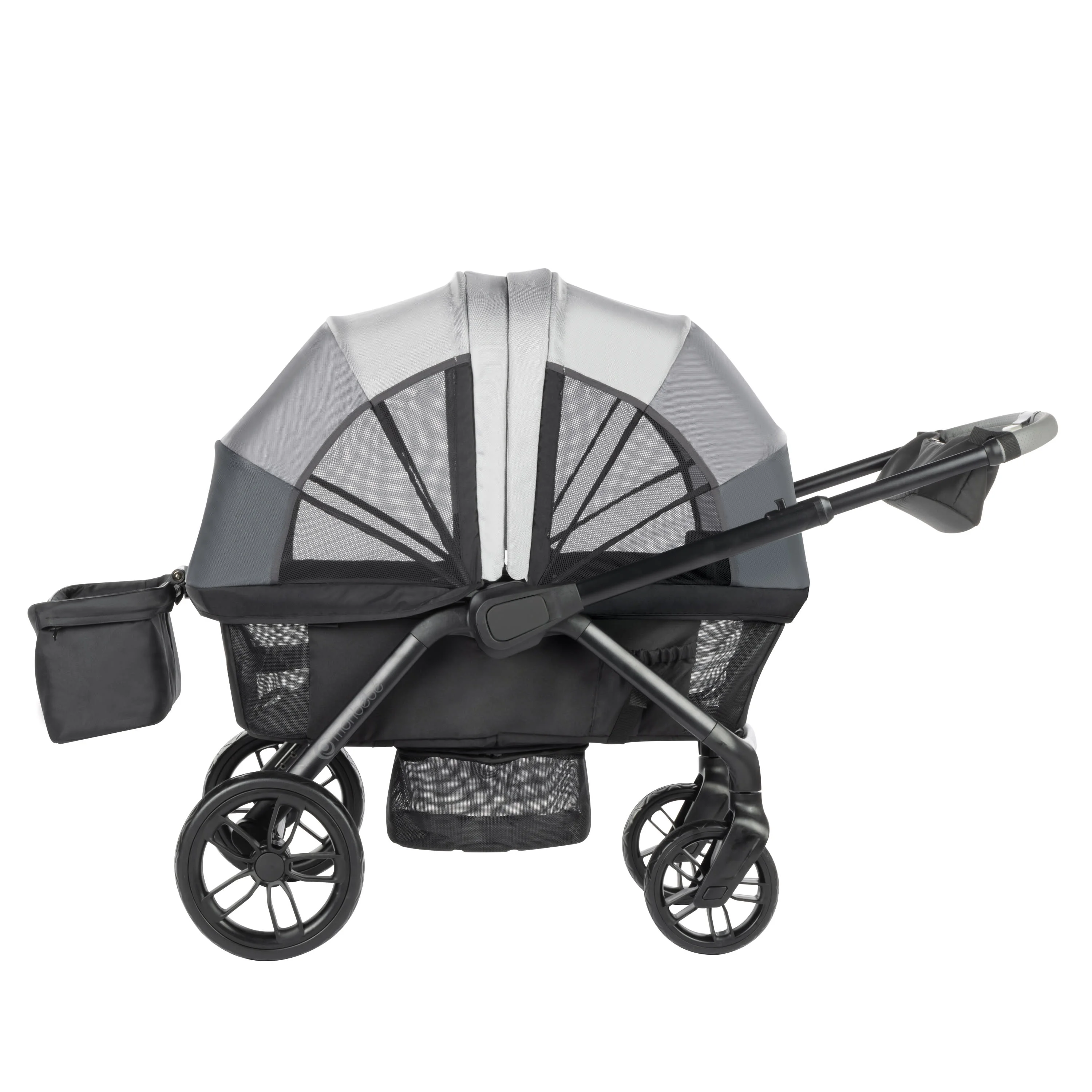 Monbebe Everyday Outings Wagon Stroller, Cobblestone Grey - Womvr