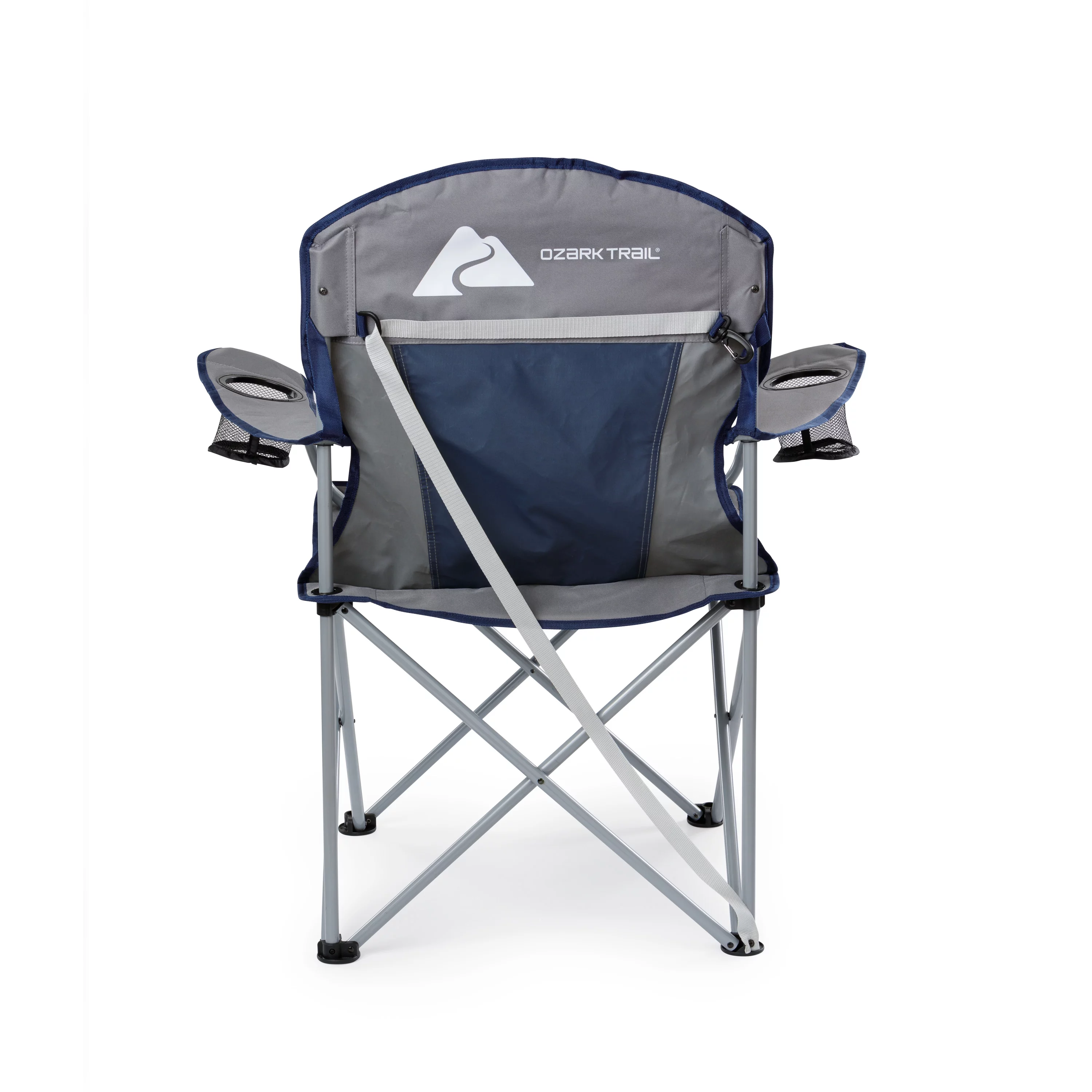 Ozark Trail, Adult Oversized Quad Chair, 9.2lbs, off White & Gray - Womvr