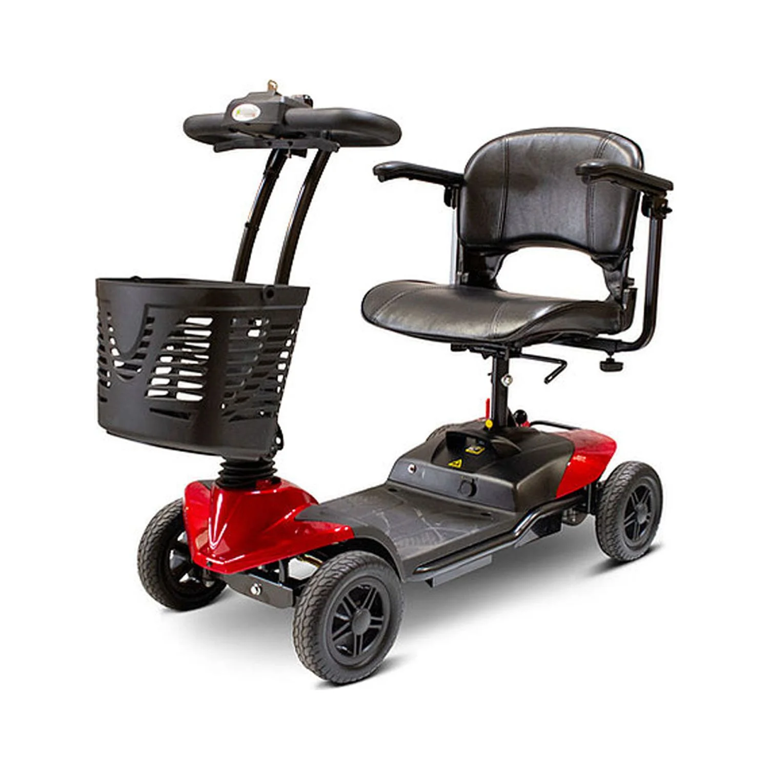 EWheels 4 Wheel Travel Electric Battery Medical Mobility Scooter, Red - Womvr