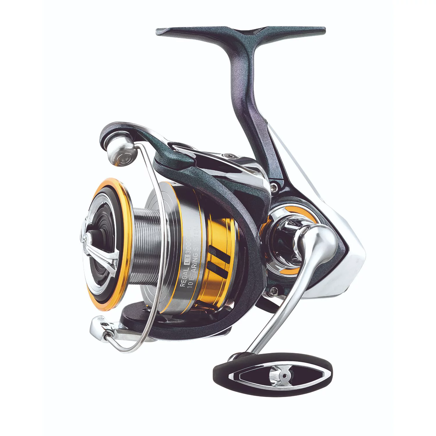 Daiwa Regal LT Spinning Reel 9 + 1, 5.6:1 - RGLT2500D-XH-CP - Womvr