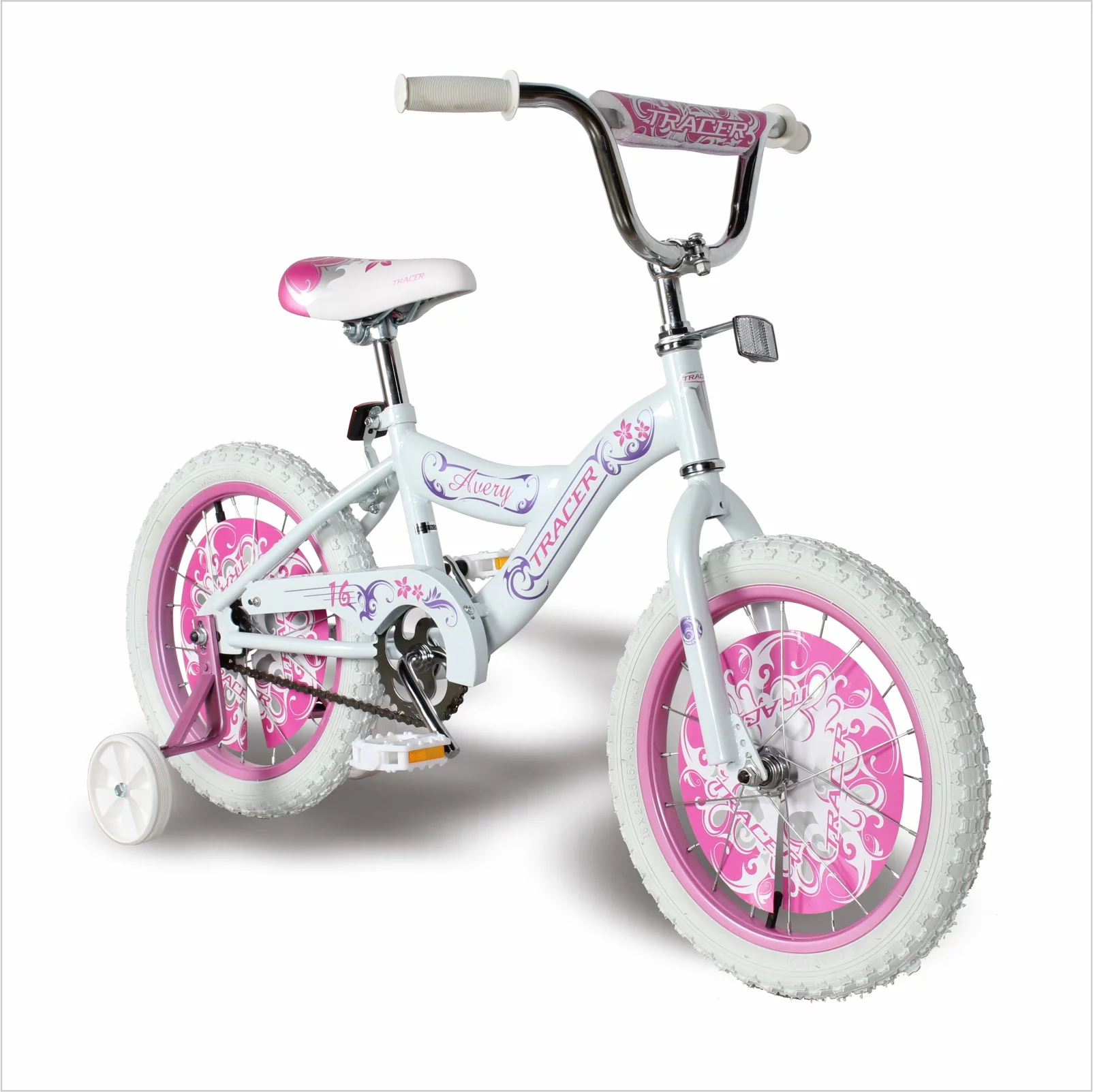 TRACER Daisy BMX 20 Inch Kids Bike, Boy and Girls Age 5 to 9, Purple - Womvr