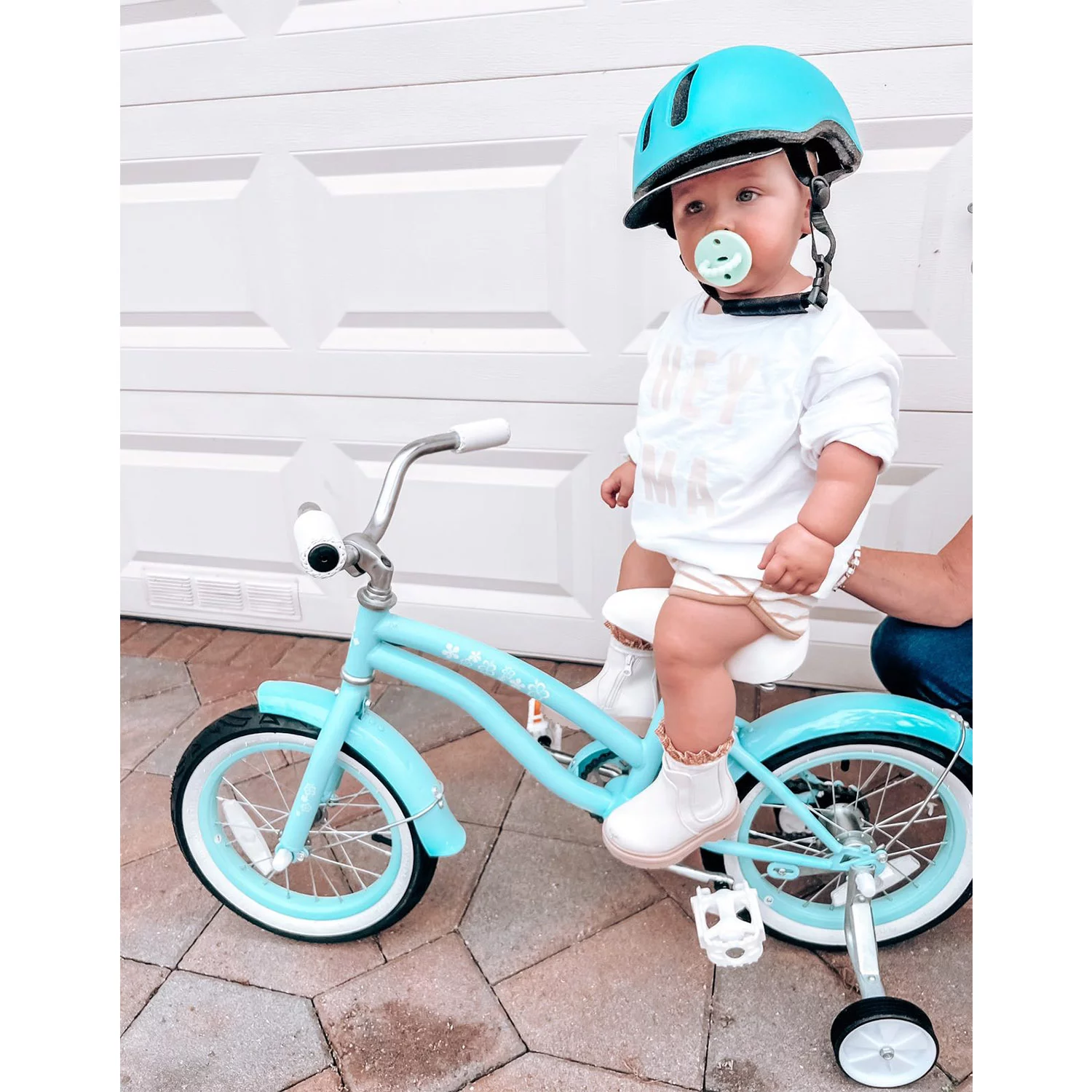Glerc 16 inch Kids Cruiser Girls Bike for Child 4-7 Years,Mint Green - Womvr