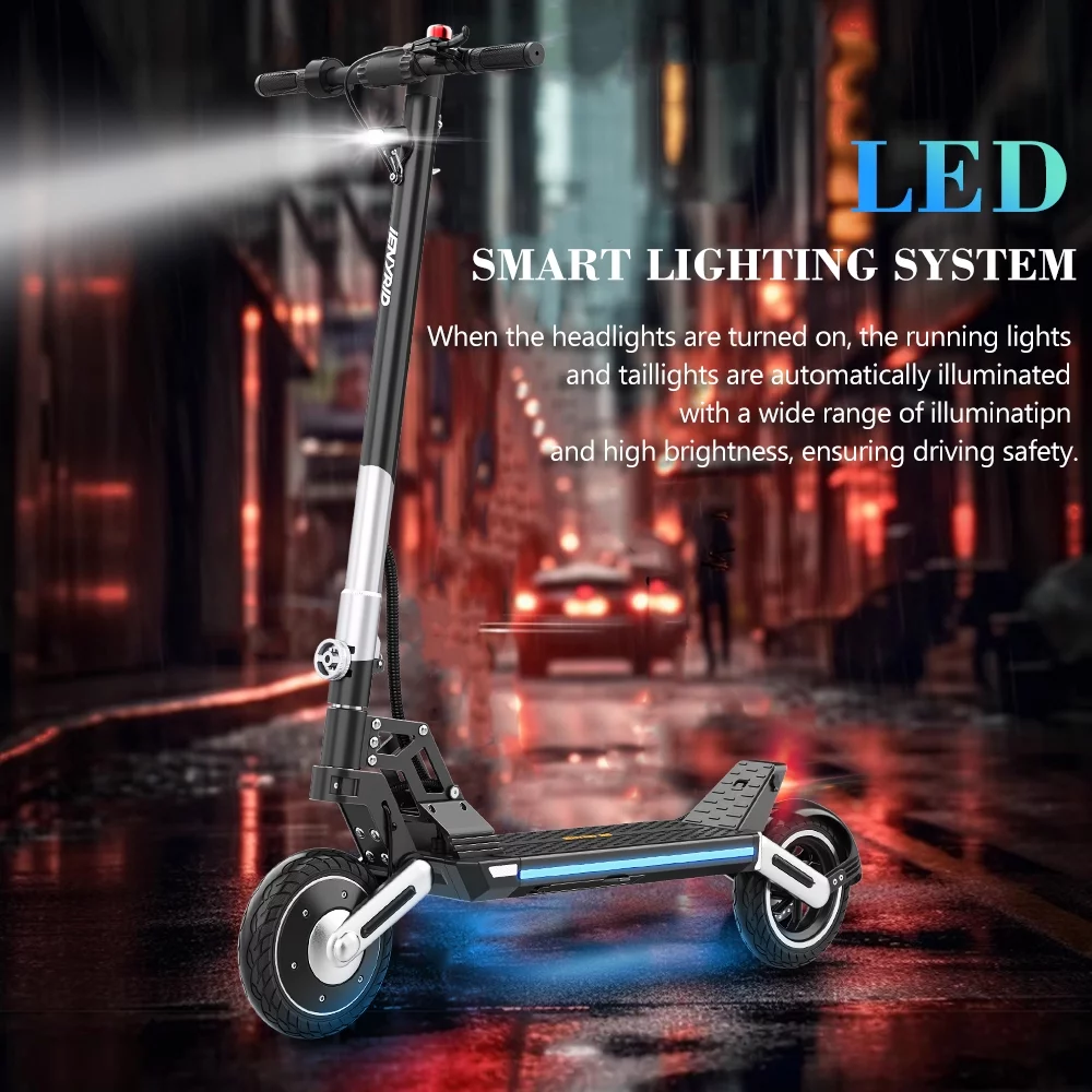 Electric Scooter 28 mph & 25 Miles 700W Kick Scooter, 10