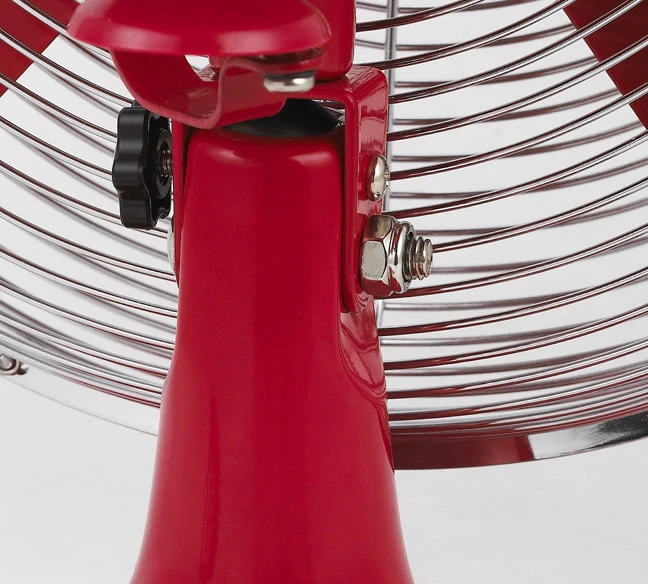 Better Homes & Gardens New 12 inch Retro 3-Speed Metal Tilted-Head Oscillation Table Fan Gold - Womvr