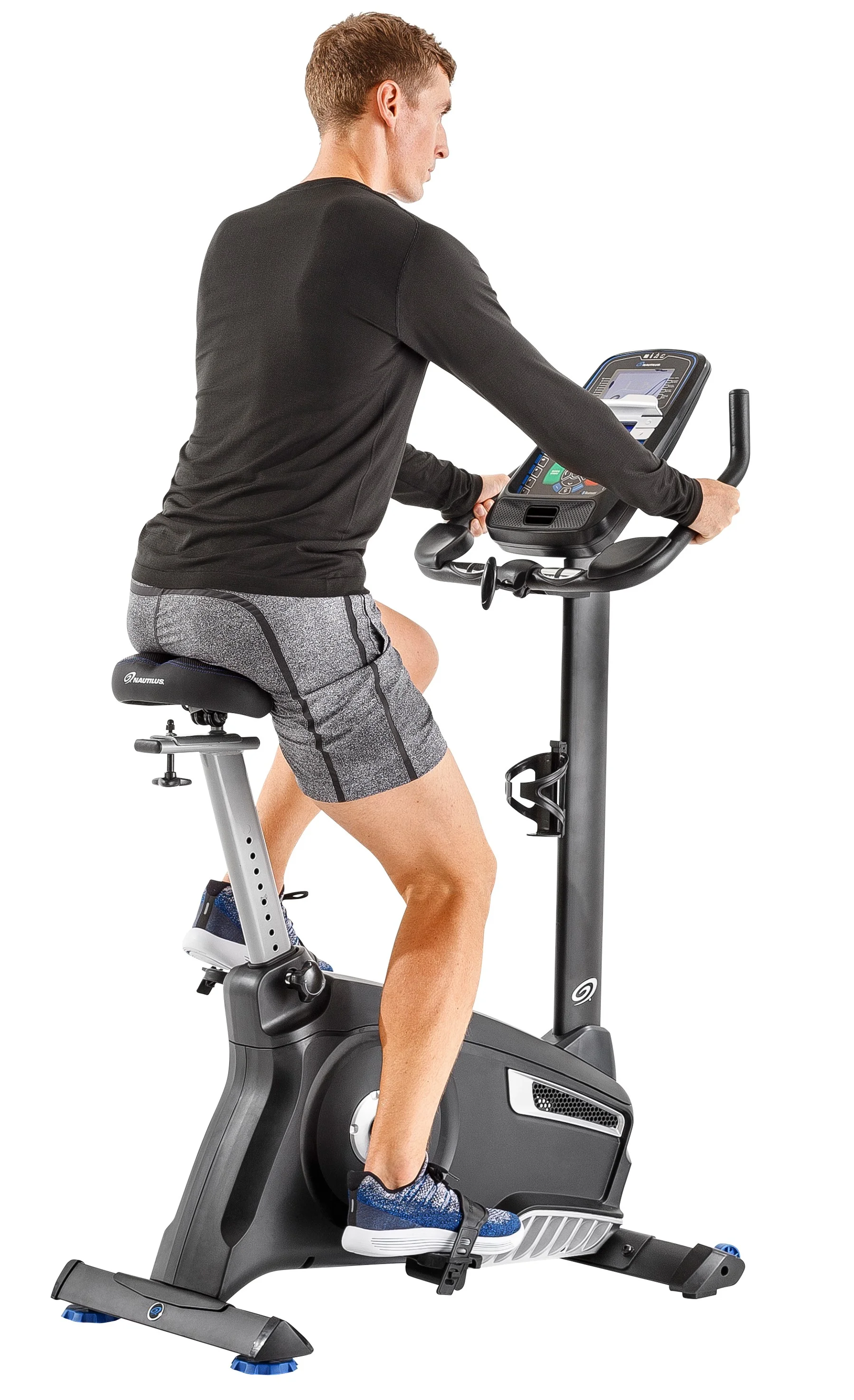 Nautilus U616 Performance Series Upright Home Gym Workout Cardio Exercise Bike - Womvr