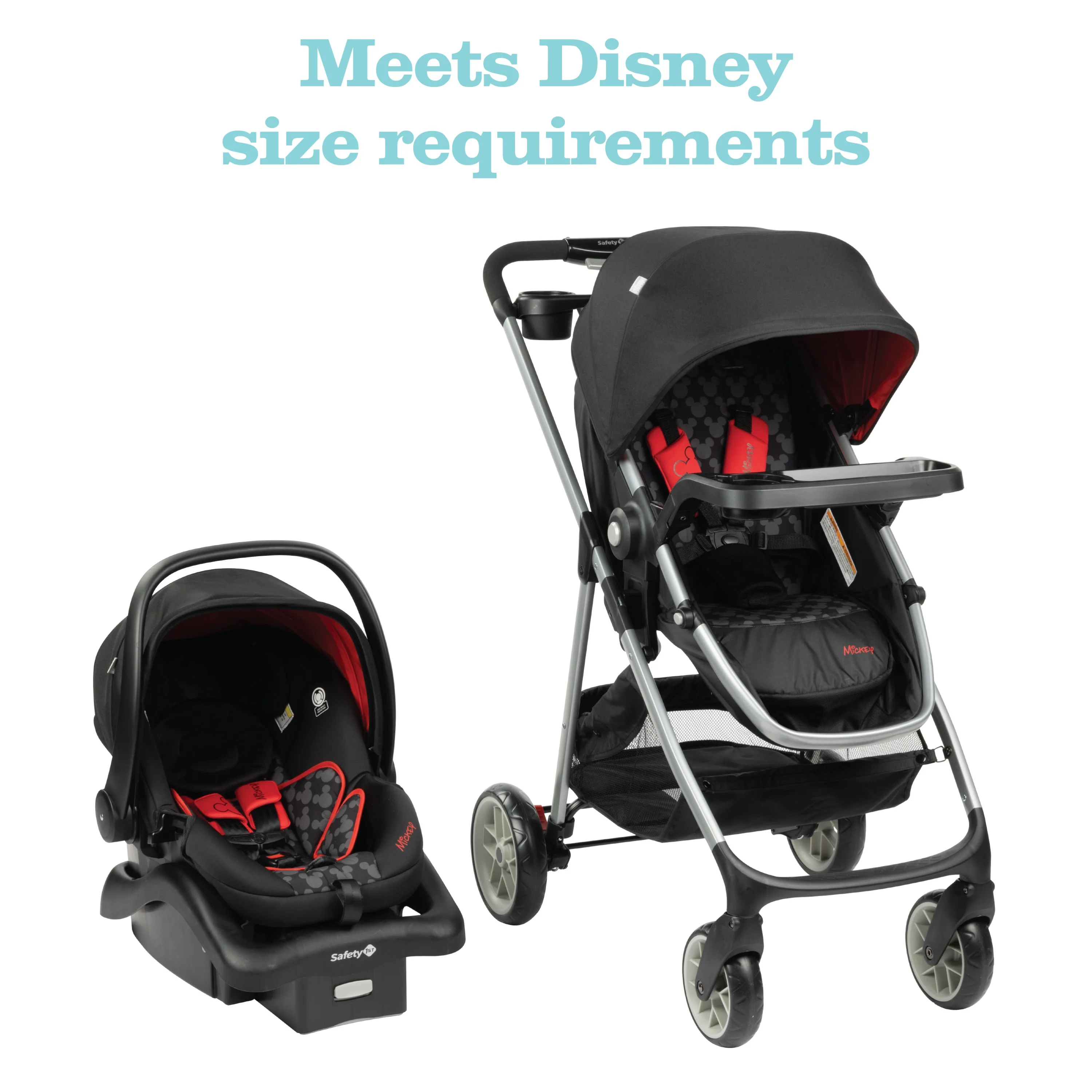 Disney Baby Minnie Mouse Grow and Go Modular Travel System, Simply Minnie - Womvr