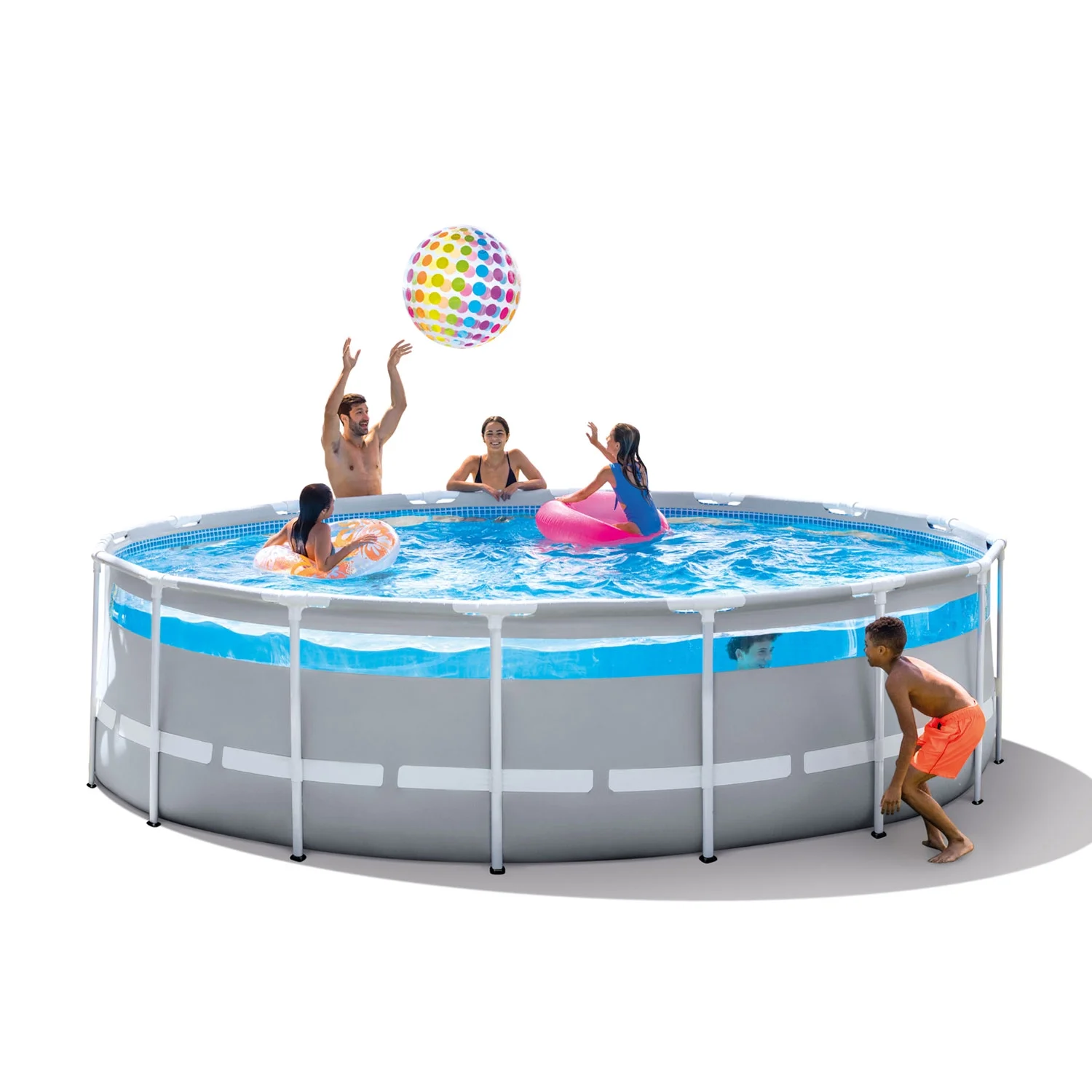Intex 26729EH 16ft x 48in Prism Above Ground Swimming Pool Set - Womvr