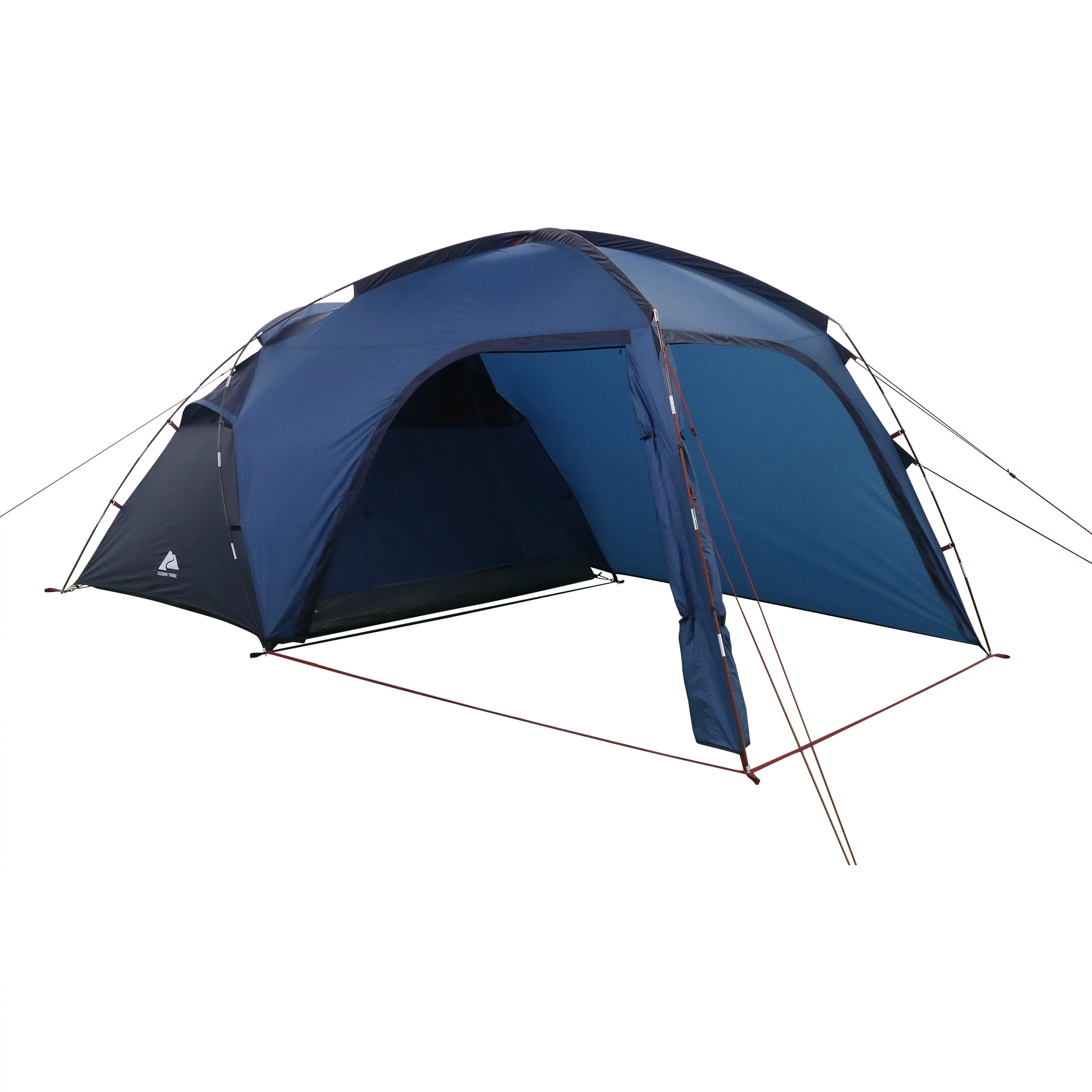 Ozark Trail 2-Person Tent with Oversized Vestibule, Blue, Dimensions 86.6�� x 141.60�� x 65�� - Womvr