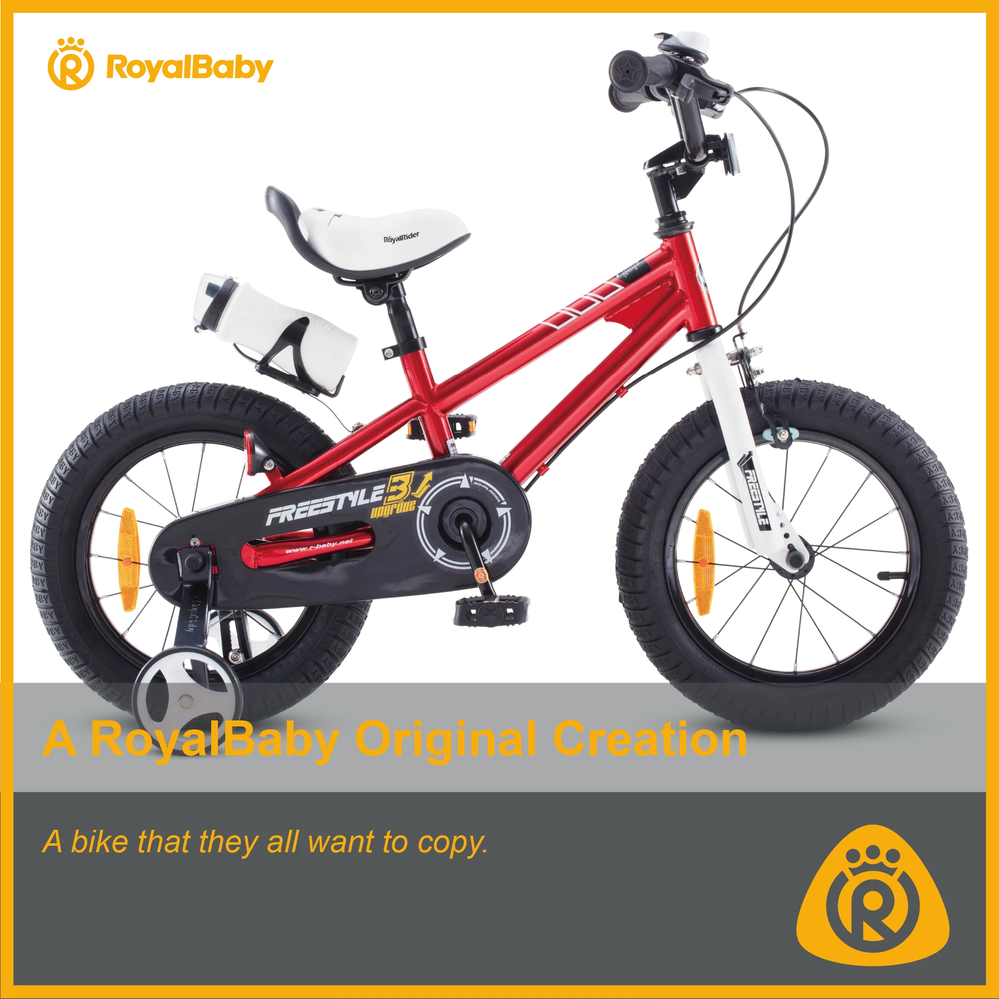 Royalbaby Freestyle Kids Bike 12 14 16 18 20 Inch Bicycle for Boys Girls Ages 3-12 Years, Multiple Color Options - Womvr