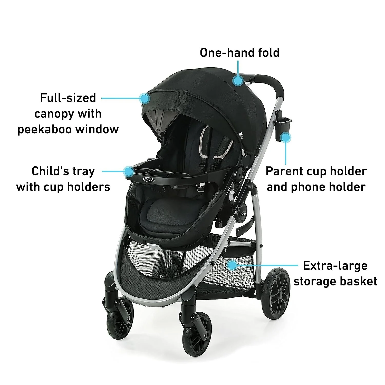 Graco Modes Pramette Stroller, Pierce - Womvr
