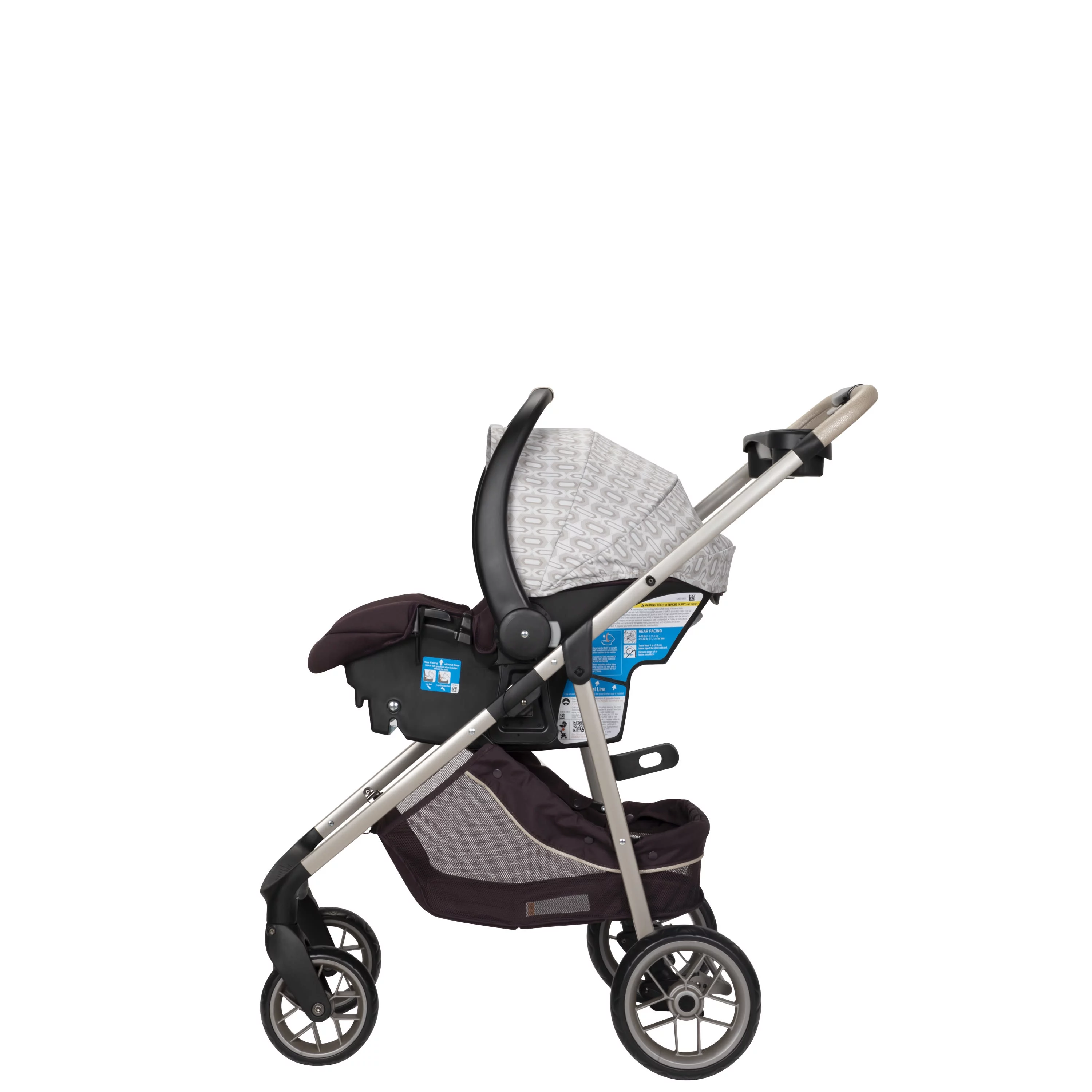 Safety 1st Deluxe Grow and Go Flex 8-in-1 Travel System, High Street, Infant - Womvr