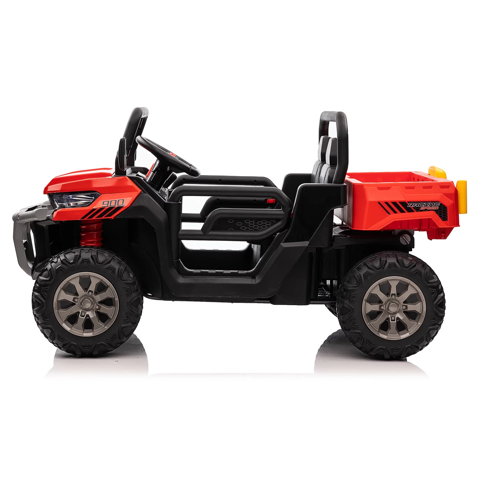 24V Kids Ride On Dump Truck 2 Seater with Remote,Green - Womvr