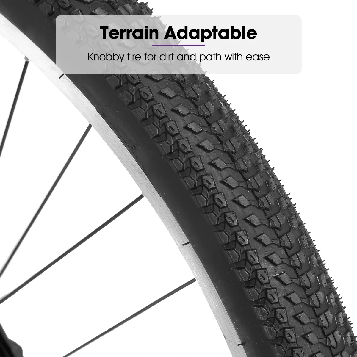 Hiland 24 26 inch Mountain Bike for Men Women, 21 Speeds MTB Bicycle for Adult Youth - Womvr