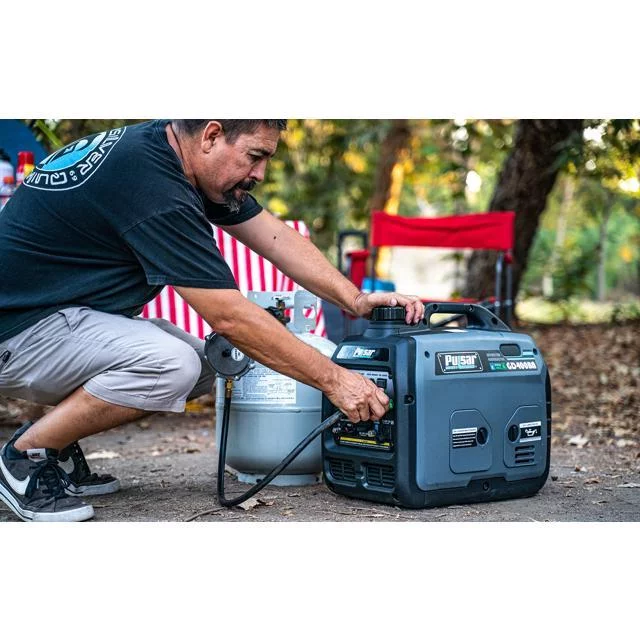 Pulsar Products GD400BN, 4000W Portable super-quiet Dual Fuel & Parallel Capability, RV-Ready, CARB Compliant - Womvr